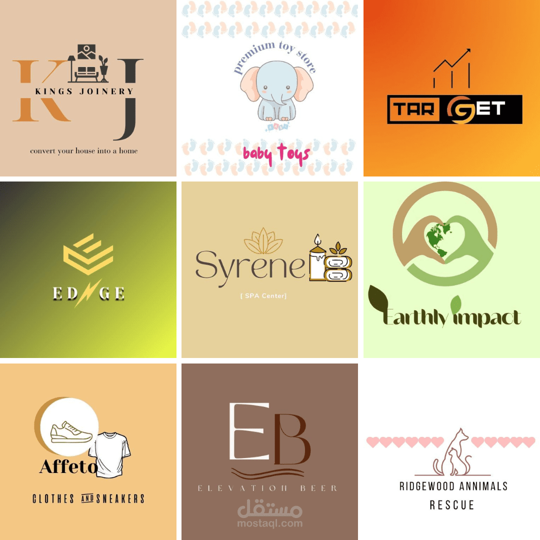 تصميم شعارات احترافية وهوية بصرية لمختلف المجالات