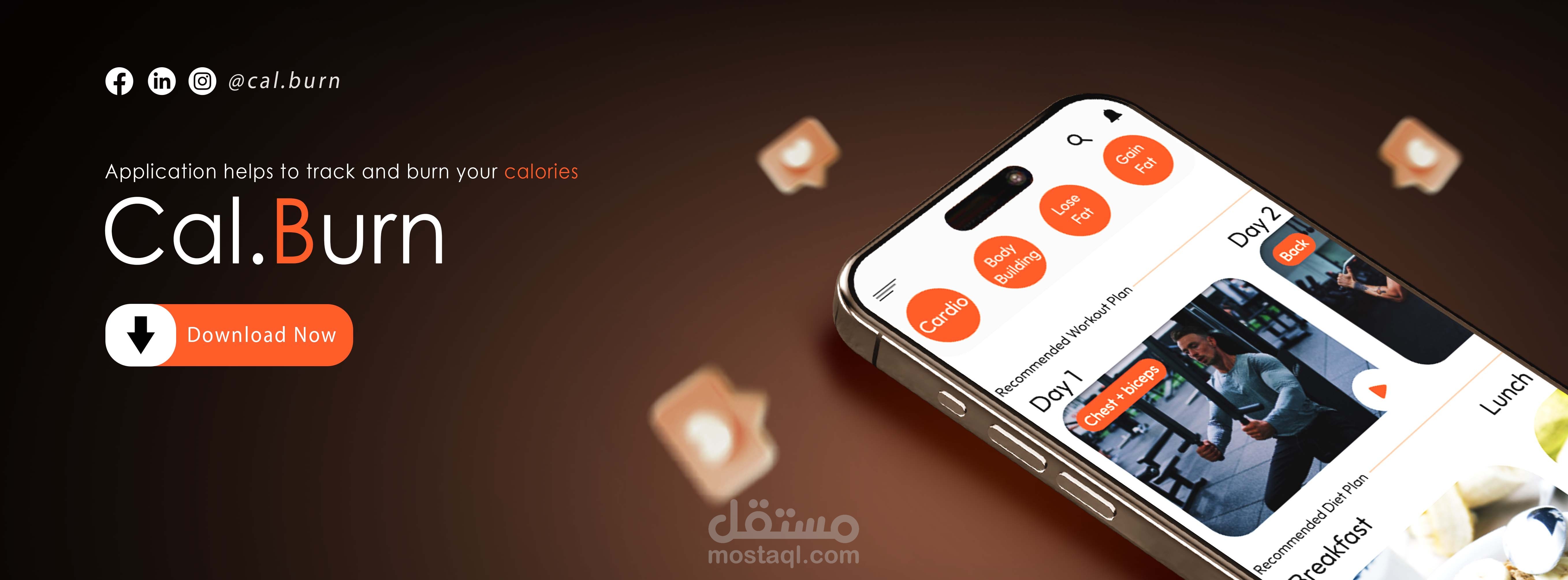 Cal.Burn Fitness Application