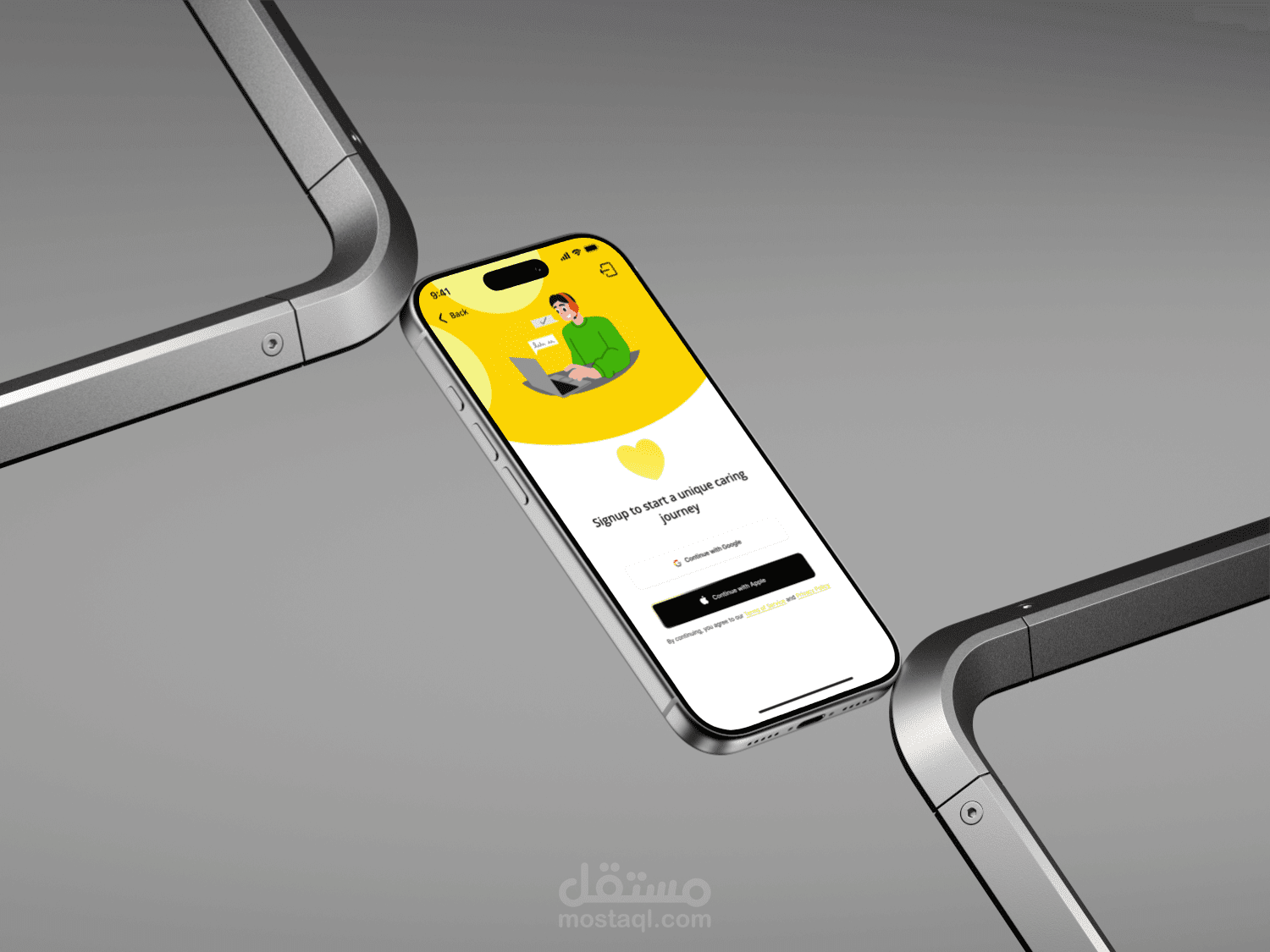 Famly.care onboarding pages redisign