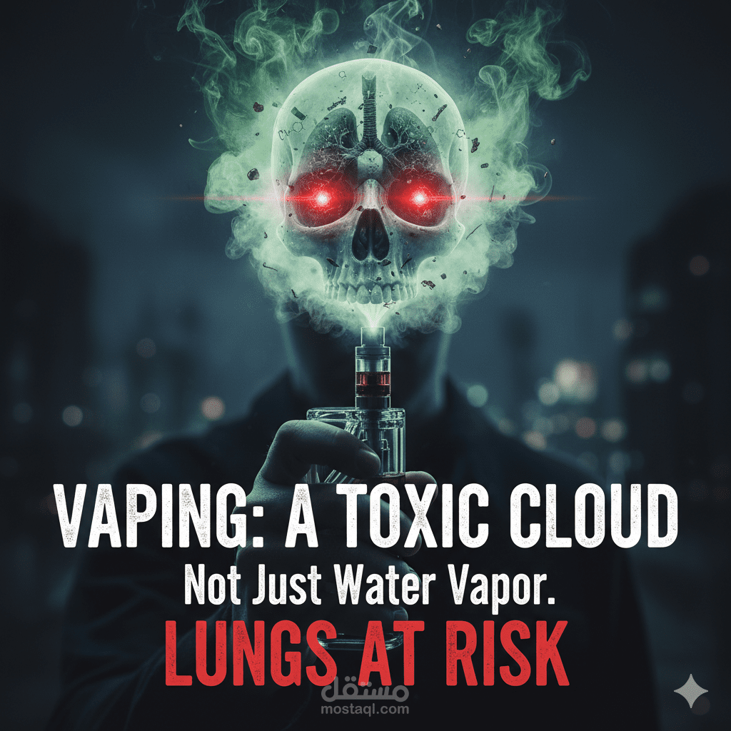 مقال عن اضرار السجائر الالكترونيه