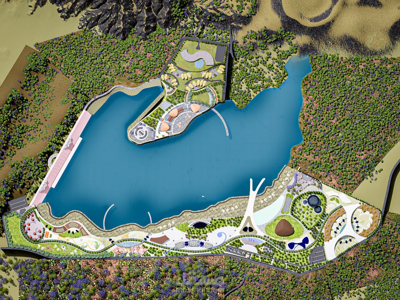 مشروع تنموي سياحي لمحيط سد بيت ريحان