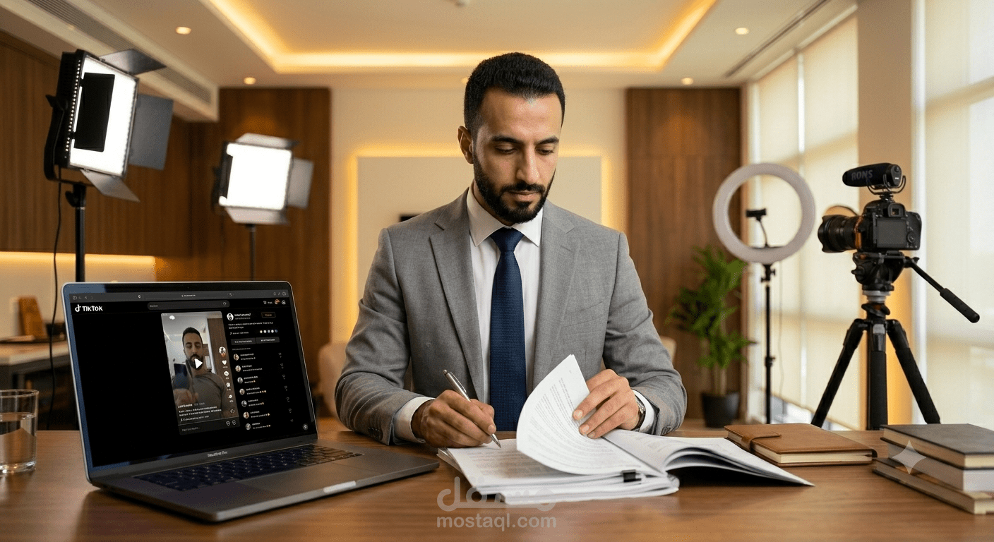 كاتب محتوى تيك توك