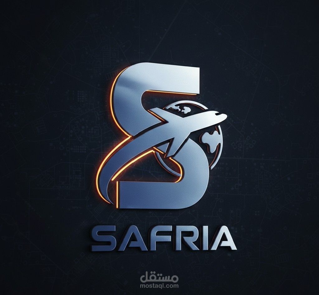 تصميم هوية بصرية وشعار مبتكر لوكالة سياحة وسفر (SAFRIA)