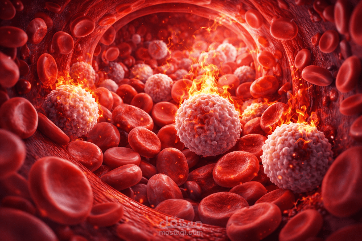 نموذج لمرض اللوكيميا (سرطان الدم)