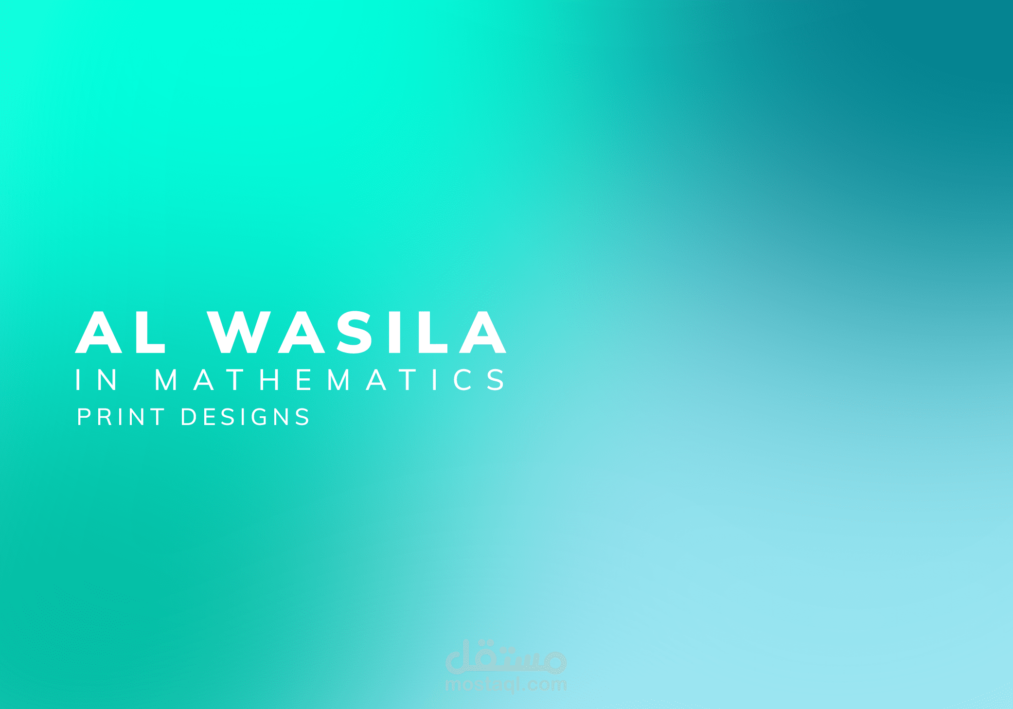 Al Wasila in mathematics project - Omar Adel ADV
