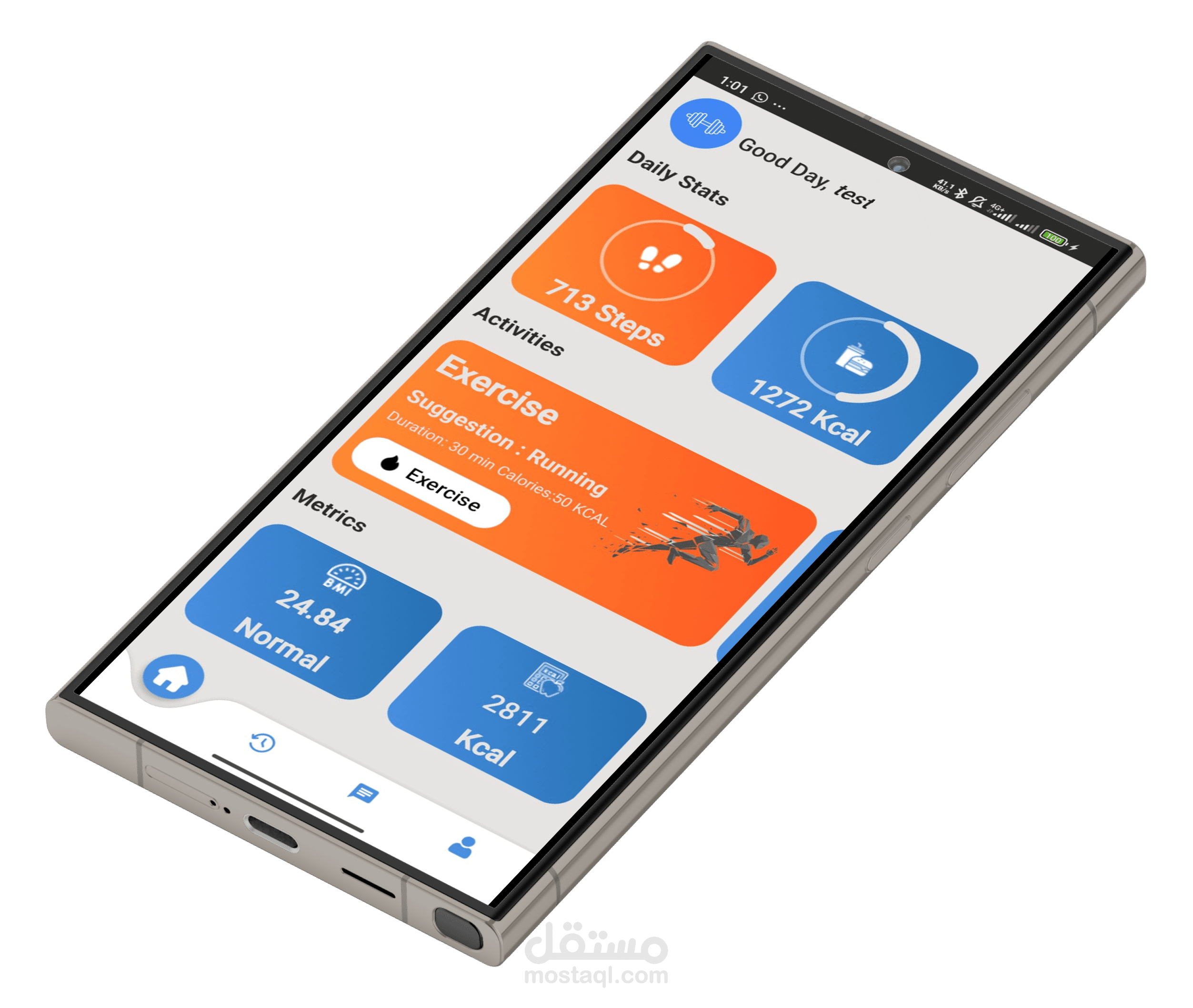 Go Healthy – تطبيق أندرويد لمتابعة اللياقة والتغذية