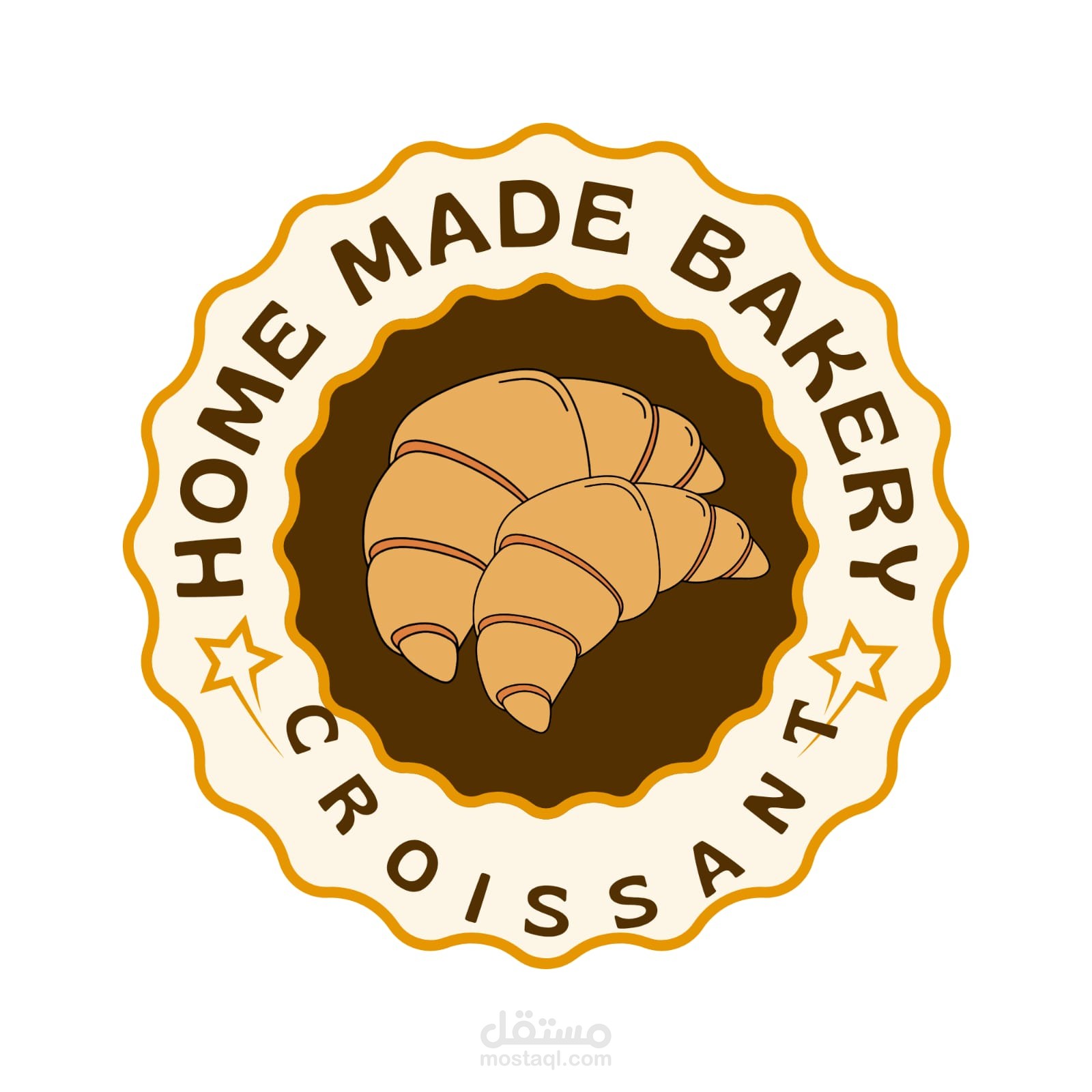 لوجو براند Croissant