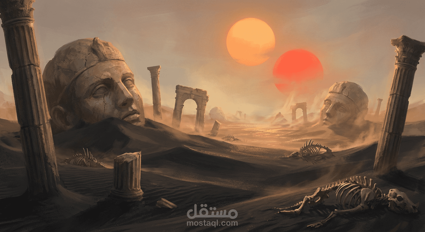 بناء عالم "Chronos" - تصميم فني ومفاهيمي