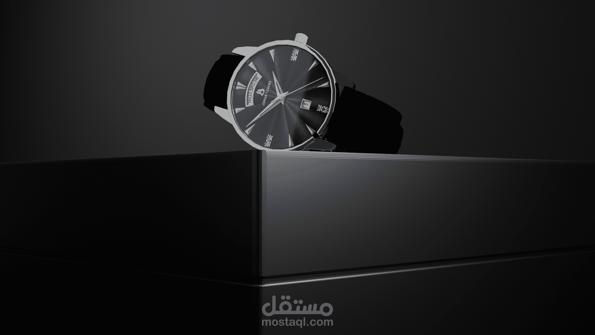 Advertisement for a wrist watch