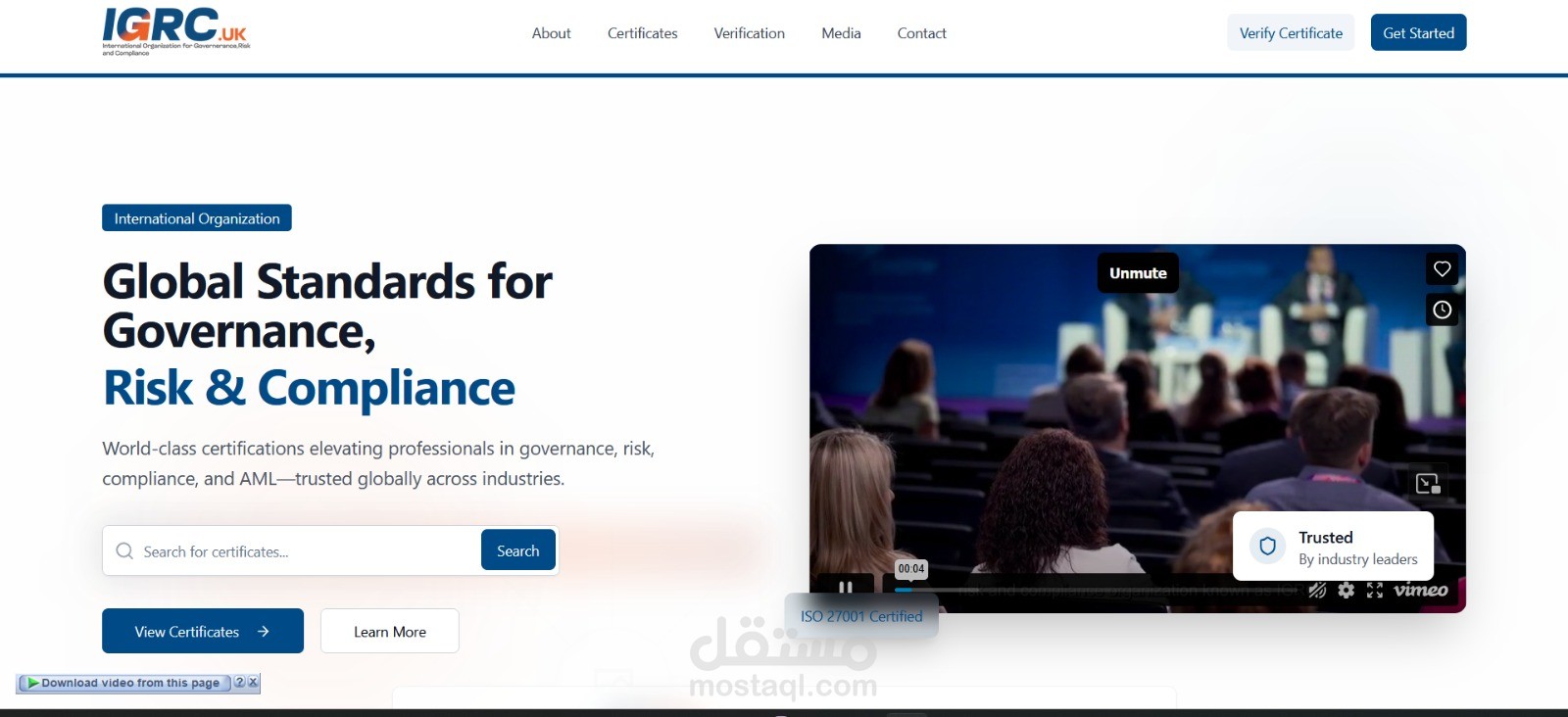 IGRC Registration, Course & Examination System