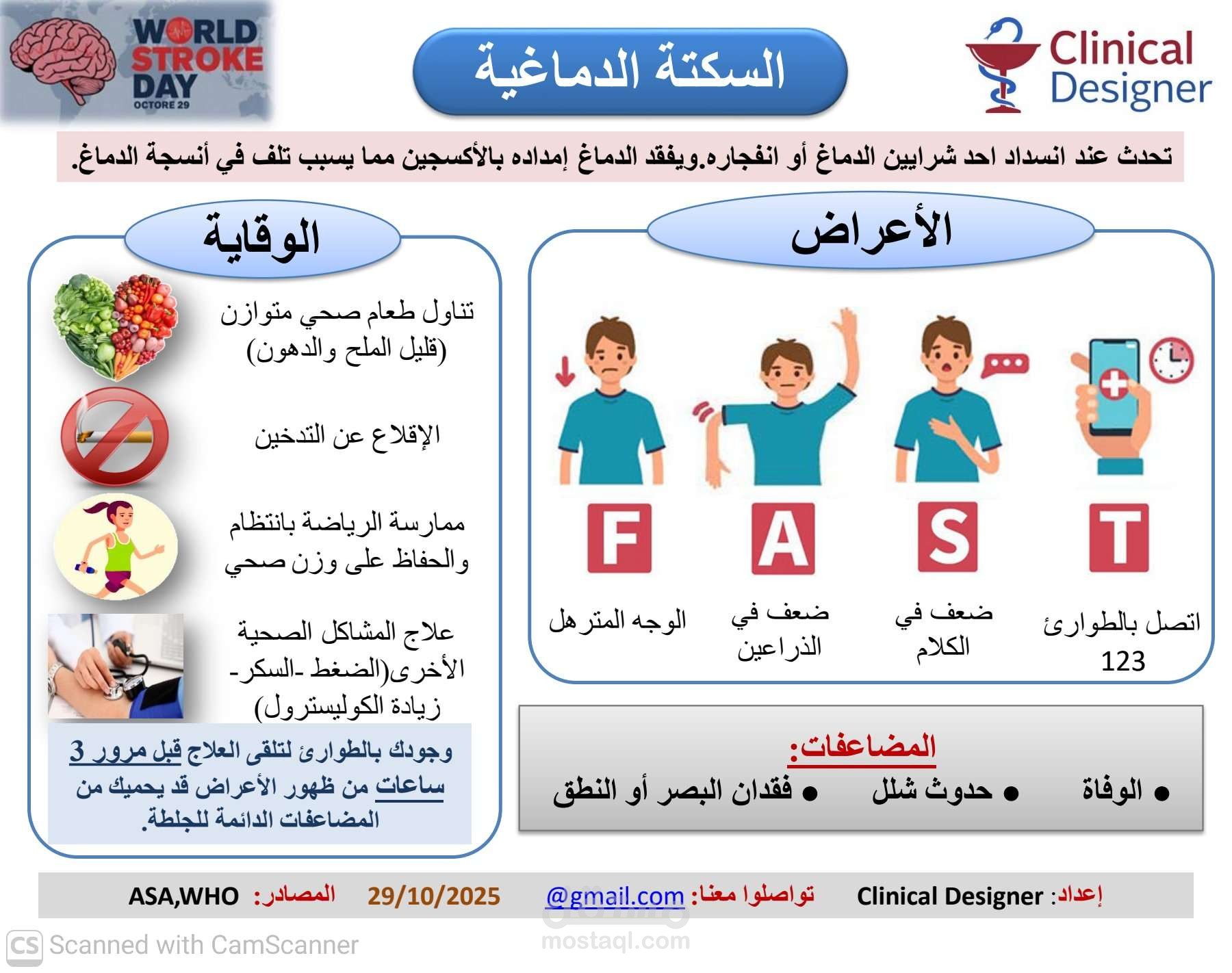 فلاير السكتة الدماغية