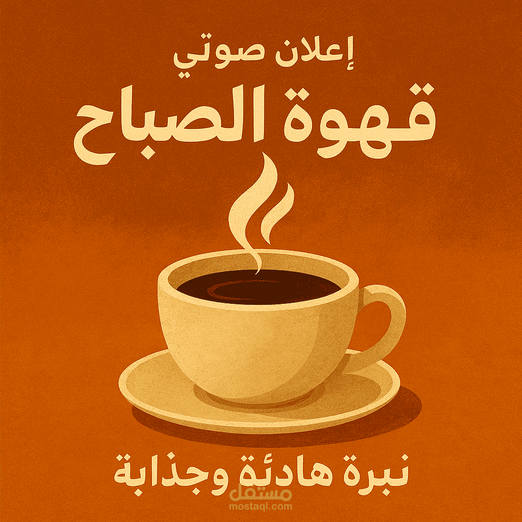 - عينة أداء إعلاني – قهوة الصباح