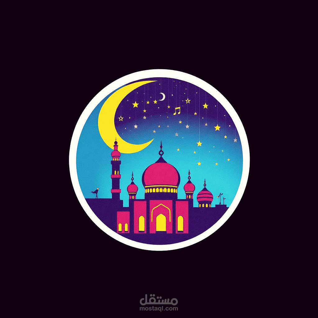 تصميم استيكر رمضاني