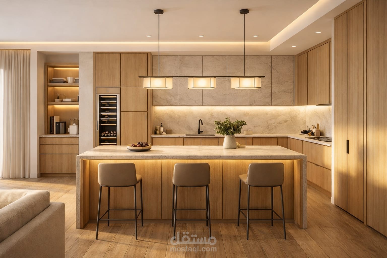 شقة دافئة حديثة