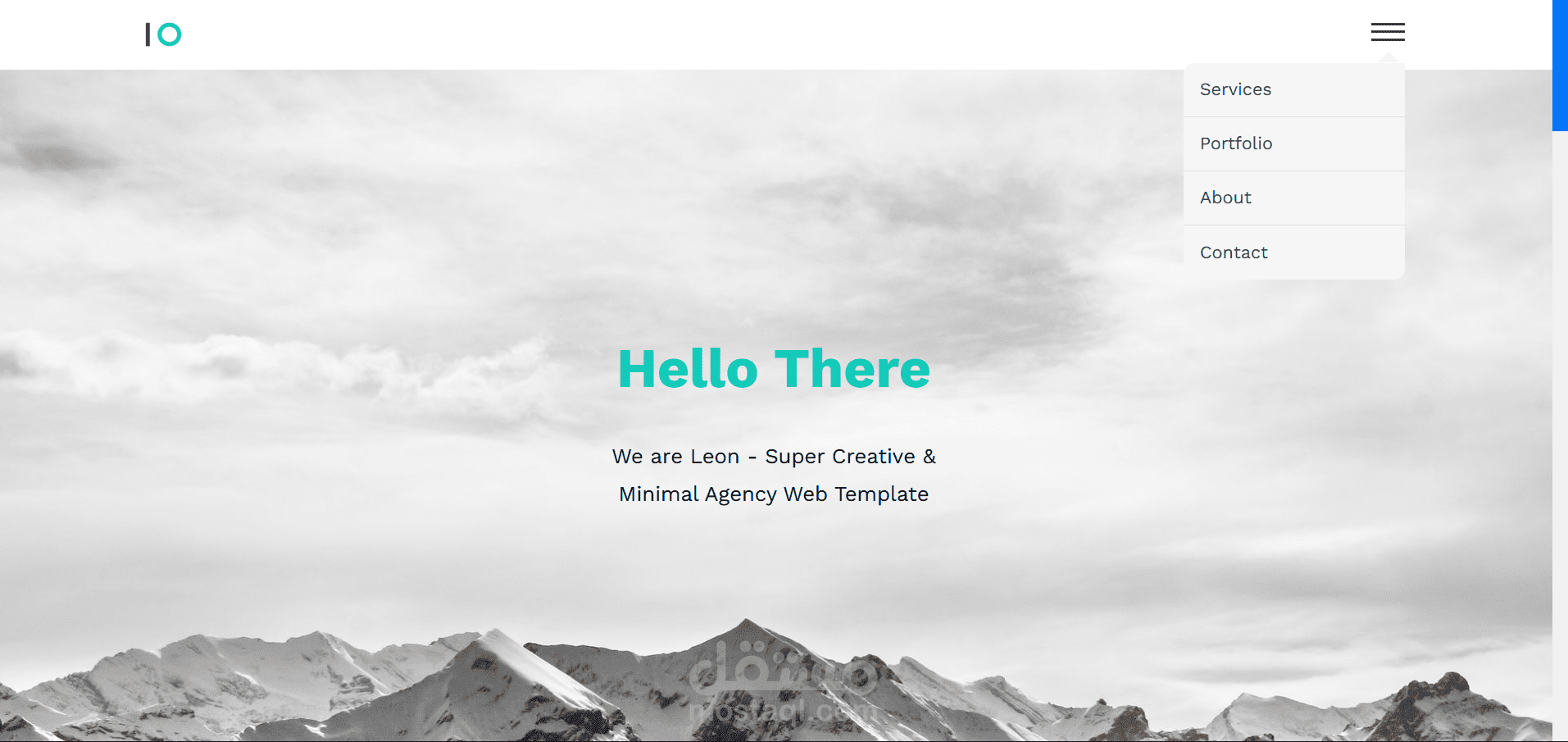 Leon - Creative Agency Template | ليون - نموذج لوكالة إبداعية