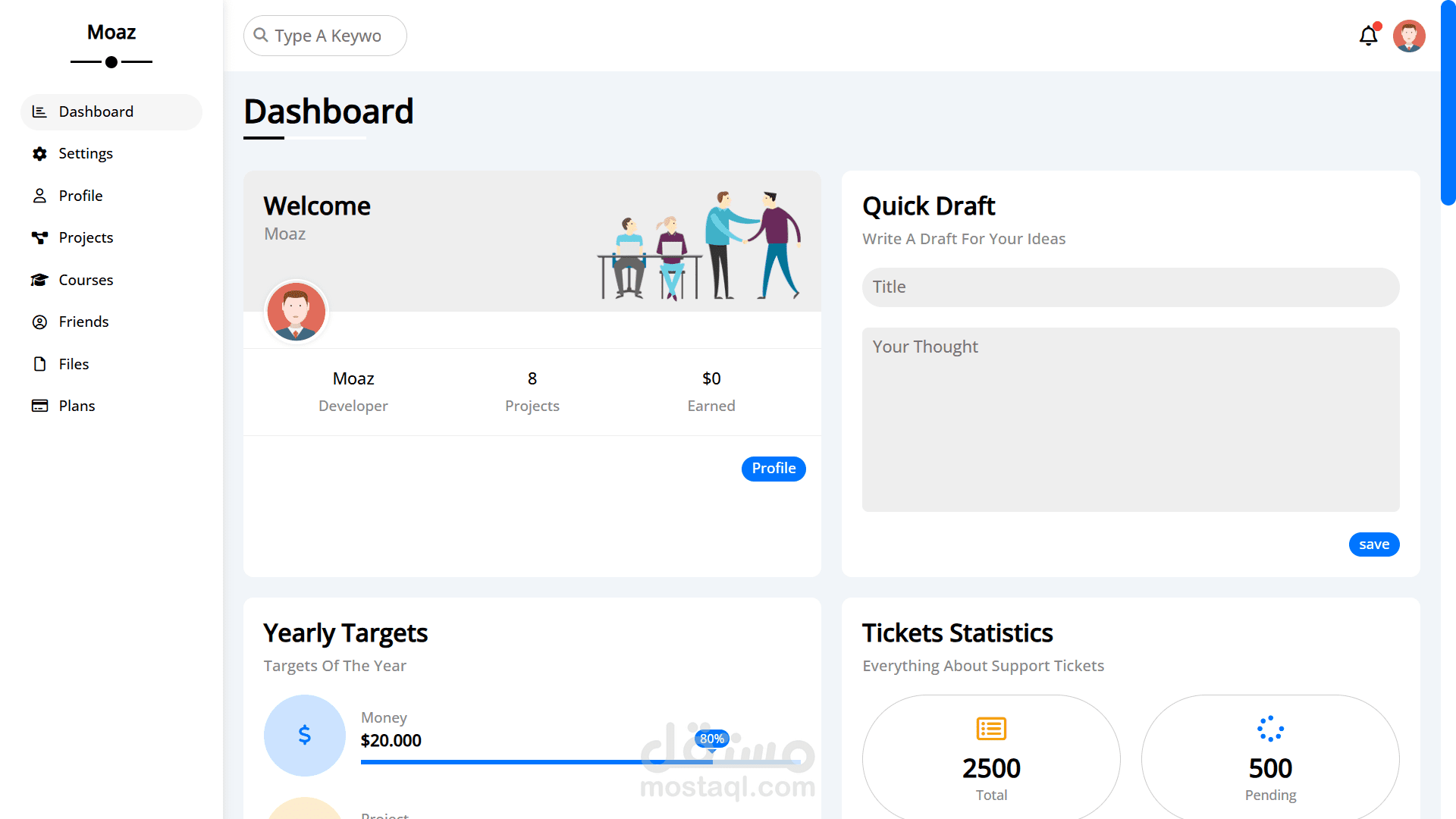 Admin Dashboard