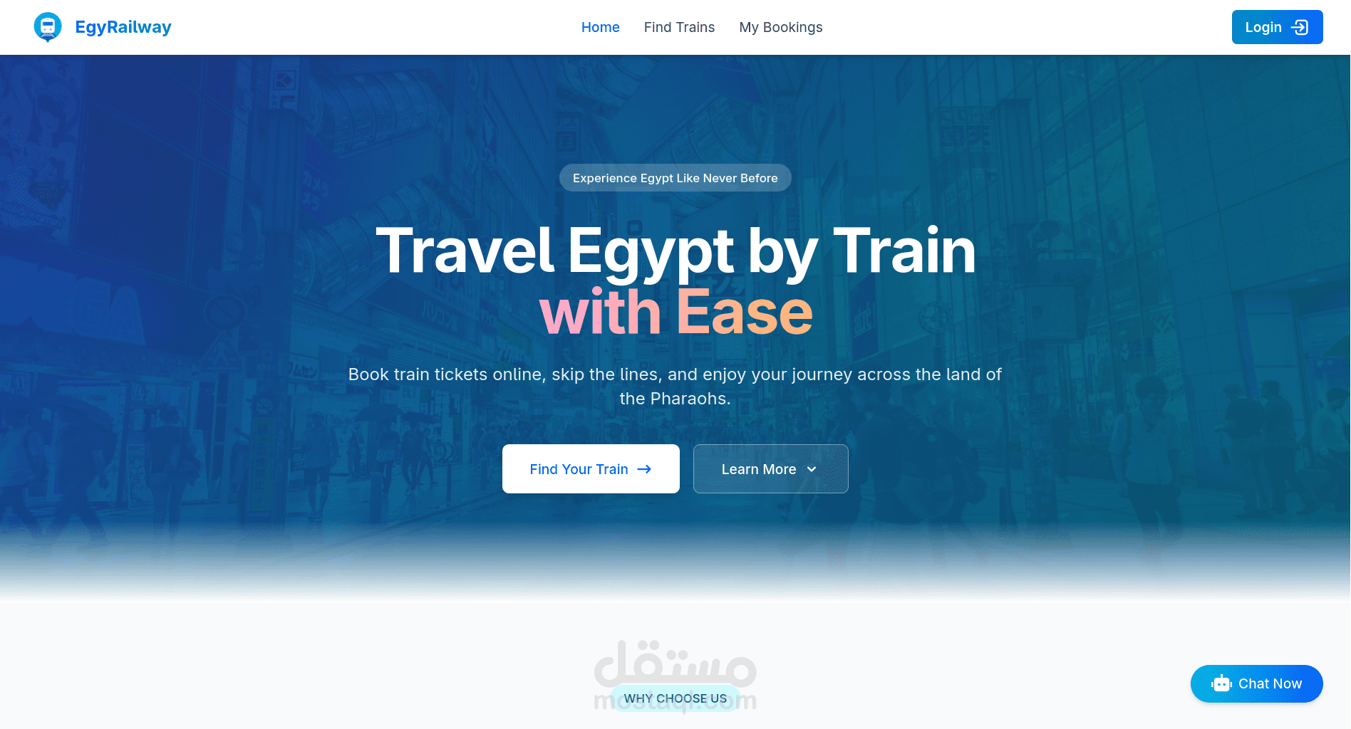 Egy-Railway train booking app