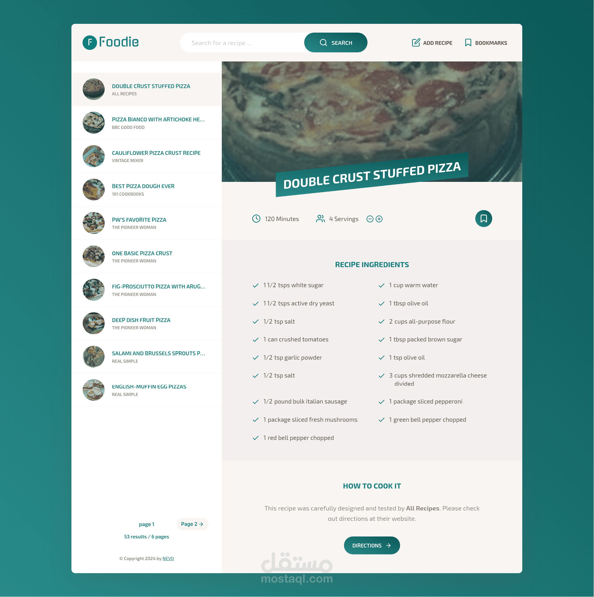 foodie - recipes app