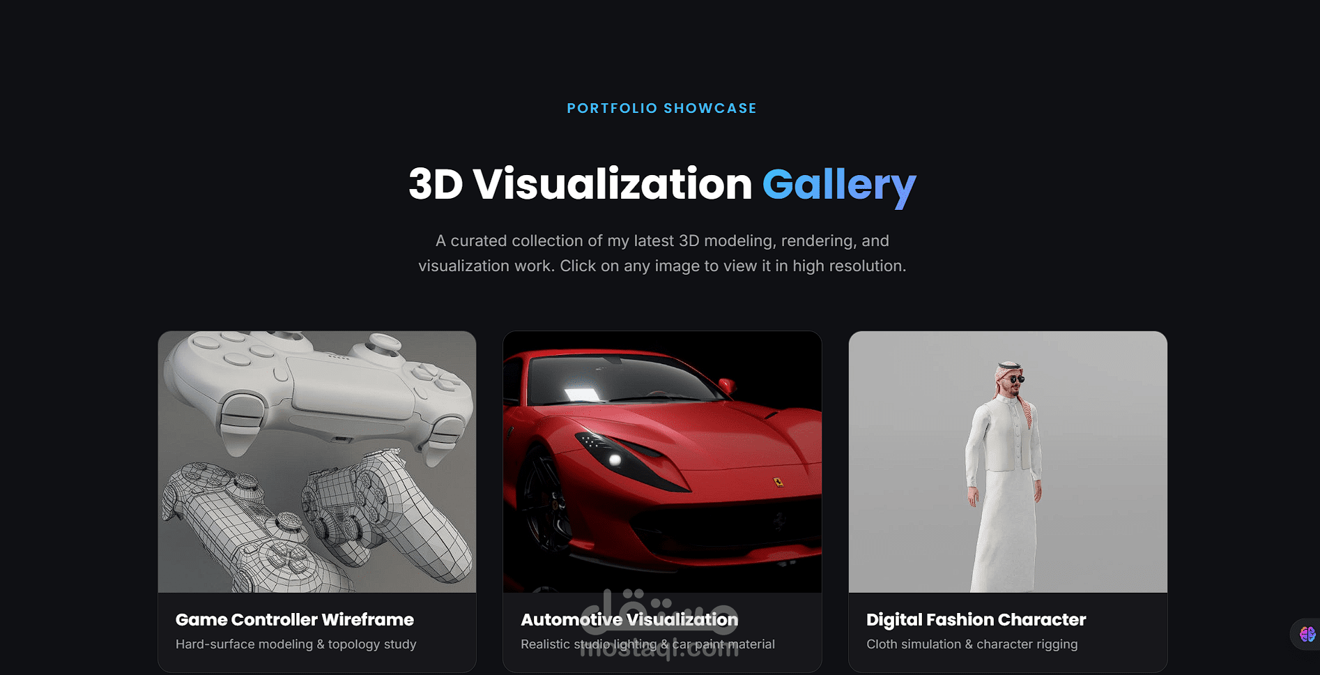 3D modeling