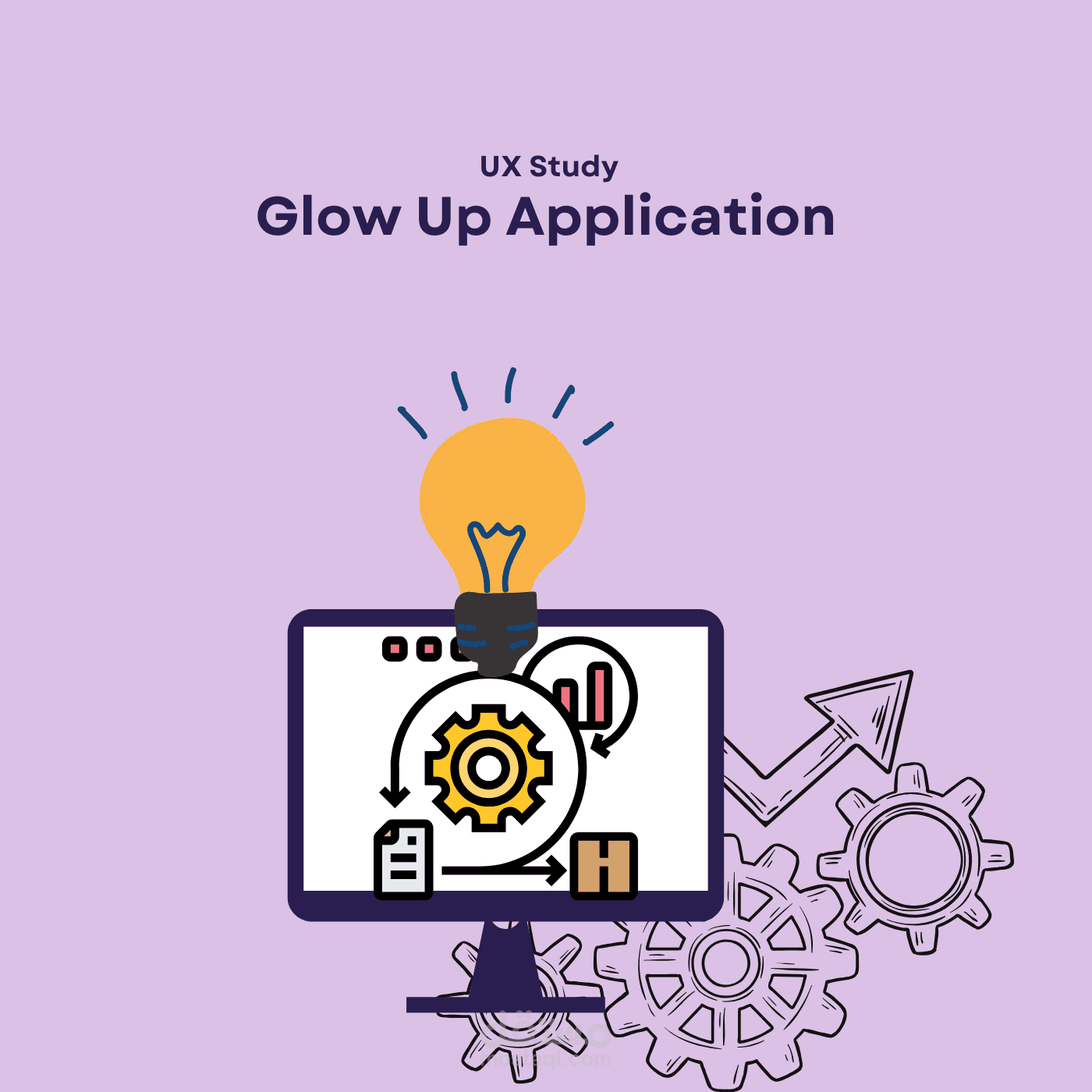 تصميم تطبيق Glow Up - نظام متكامل للعناية بالبشرة (UX Case Study)