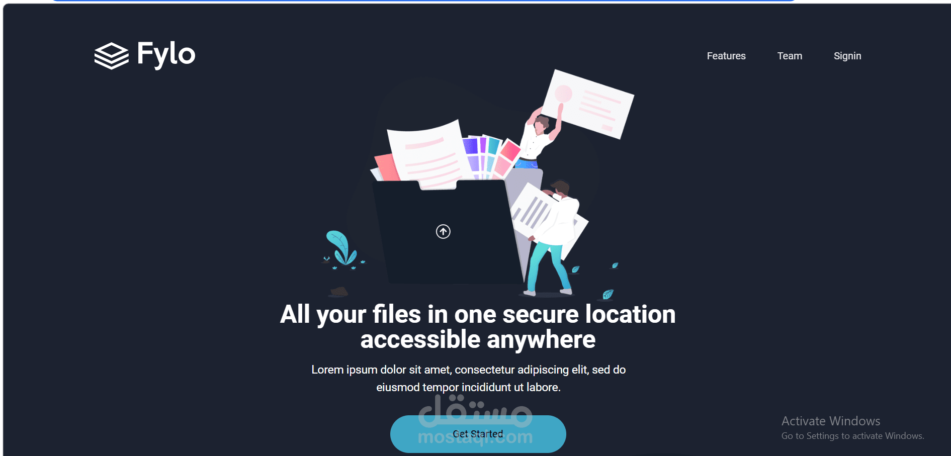 Fylo Landing Page