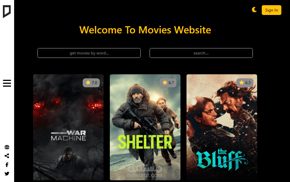 Movies Website