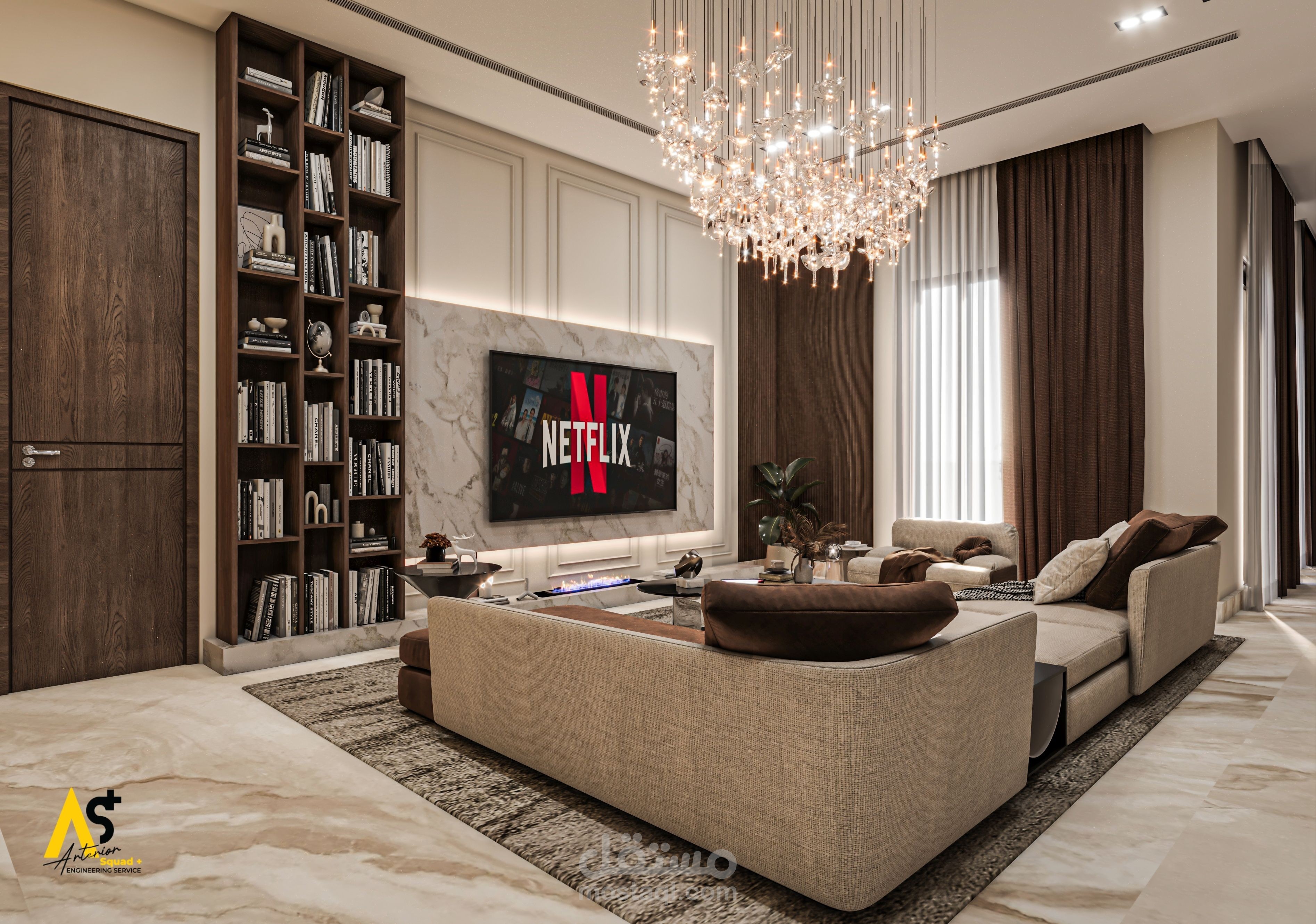 تصميم داخلي نيوكلاسيك (Neoclassic Style) - تجسيد الفخامة العصرية