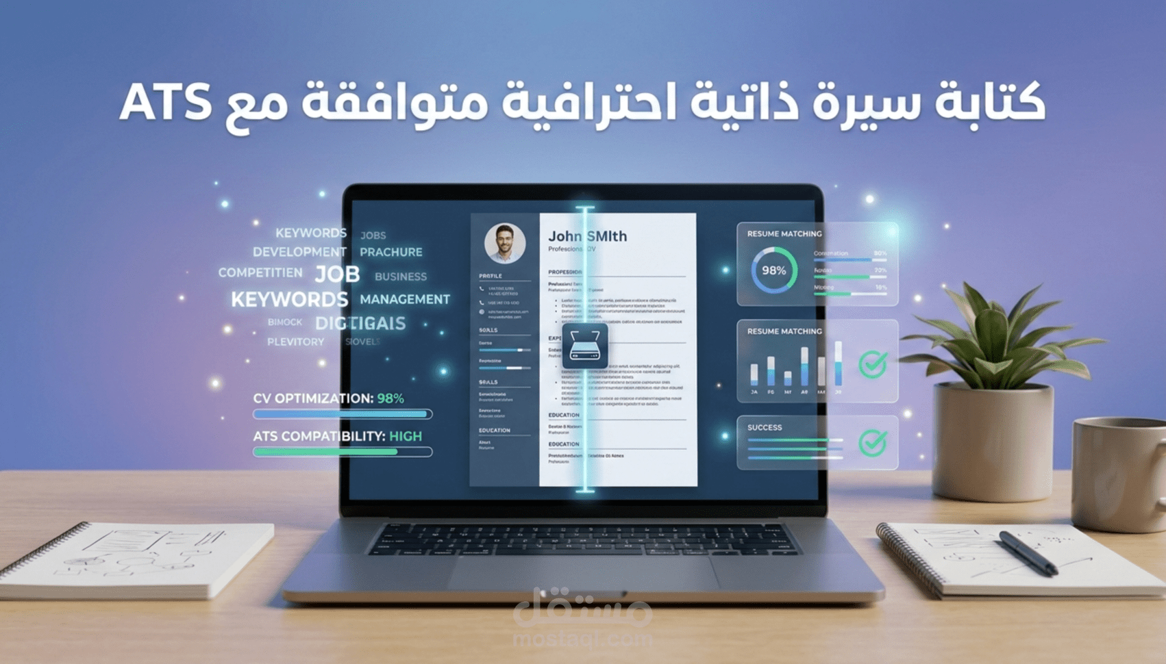 كتابة سيرة ذاتية احترافية متوافقة مع ATS