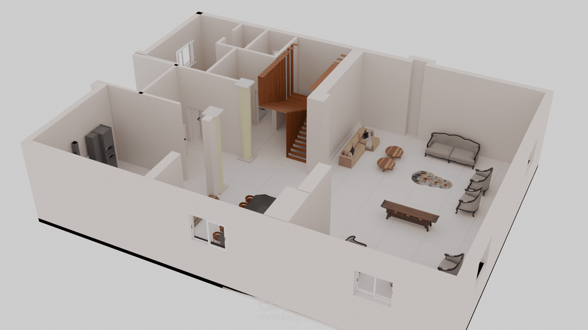 تحويل مخططات AutoCAD إلى تصميم ثلاثي الأبعاد احترافي