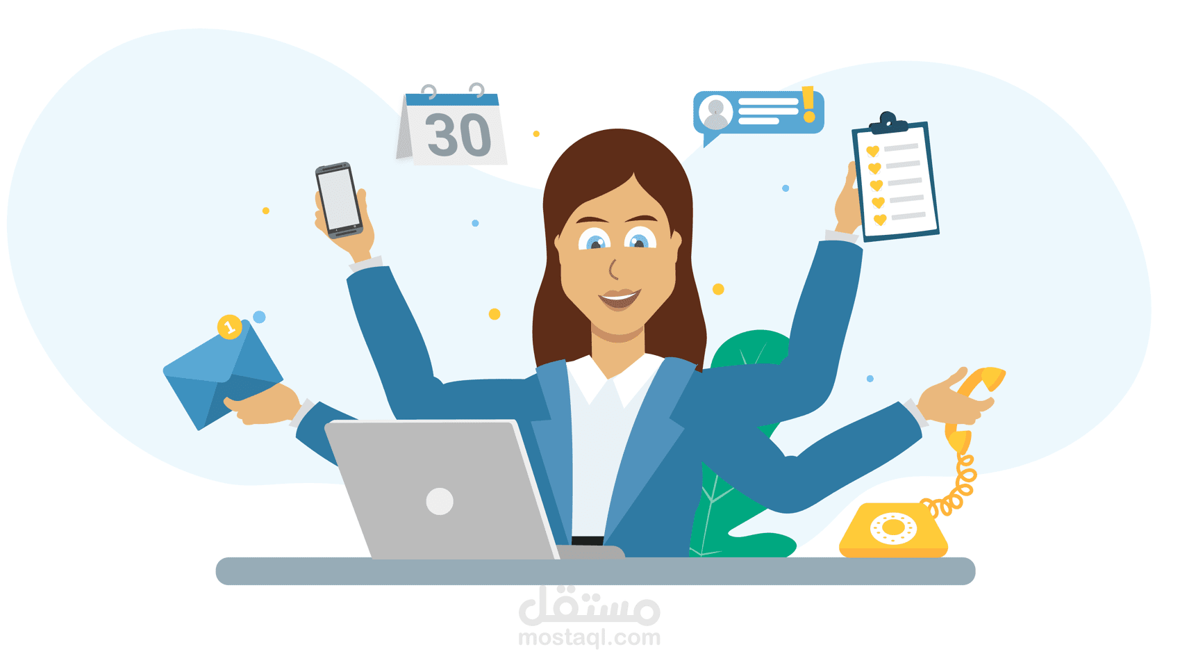 إدارة بيانات الموظفين ودعم الموارد البشرية