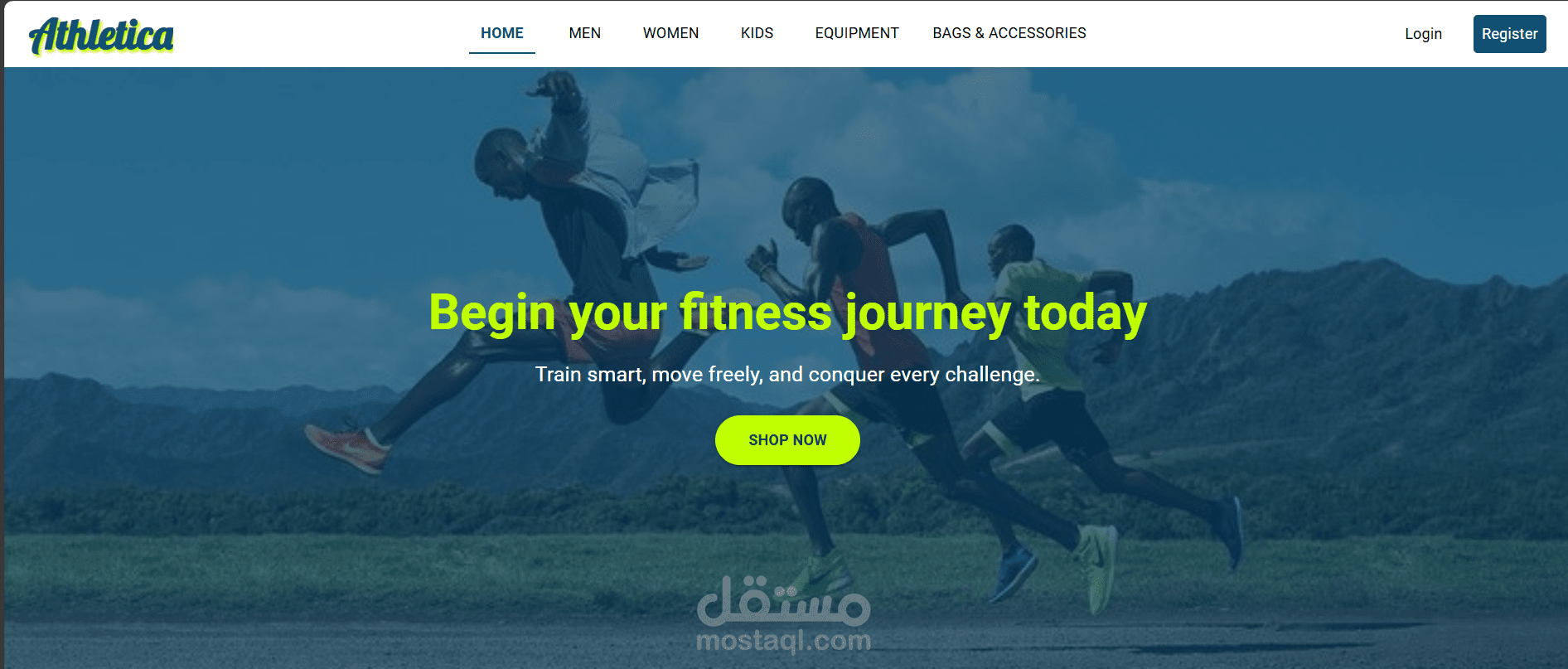 Sportswear E-commerce Website