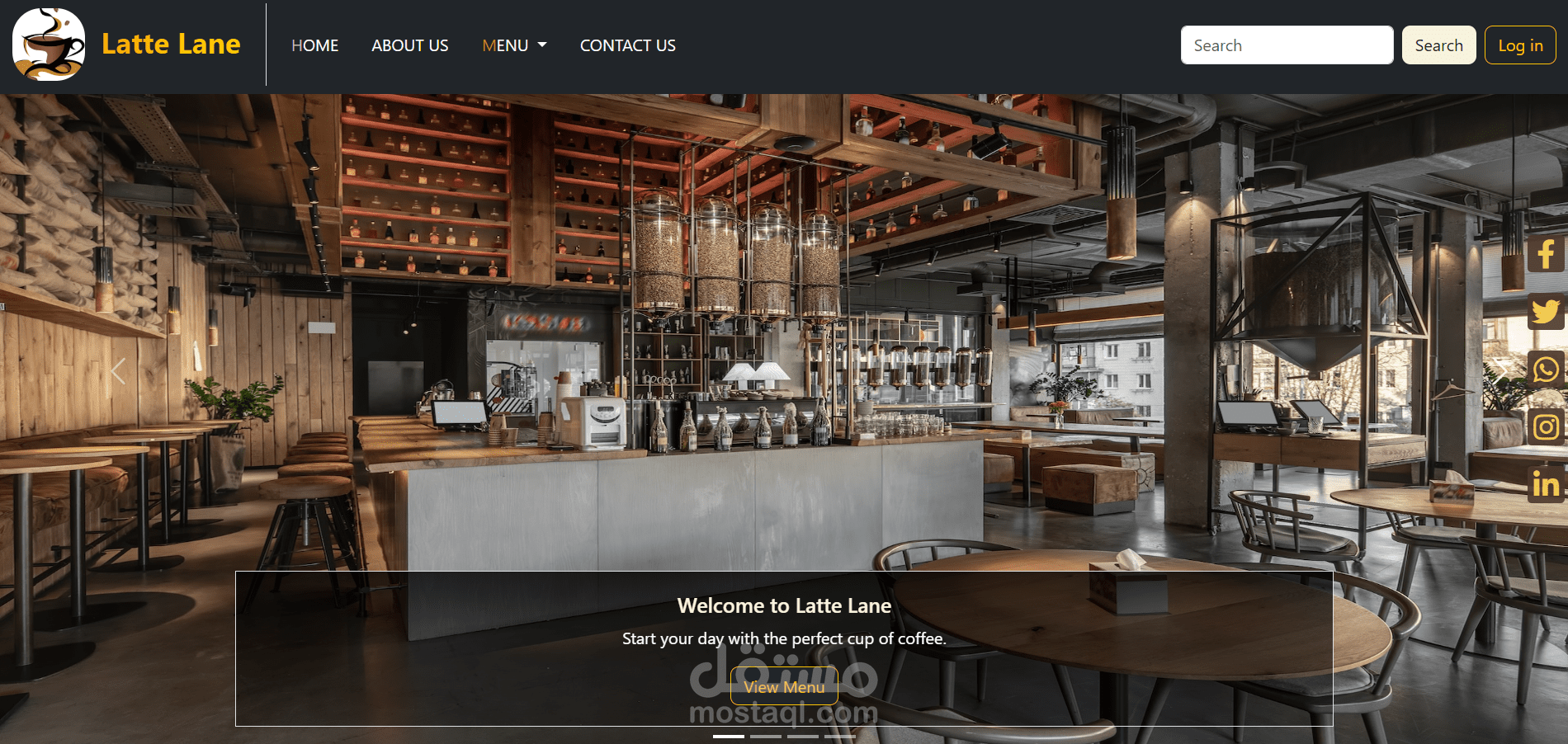 Cafe website