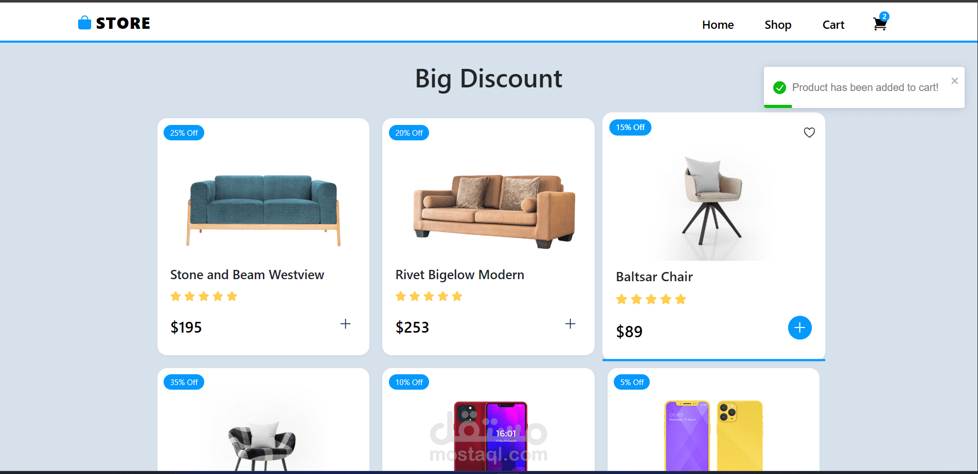E-commerce website