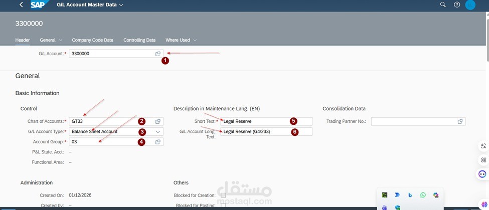 G/L Account Creation in Fiori (SAP s4/Hana)