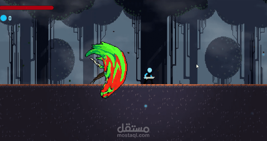 لعبة منصات 2D metroidvania