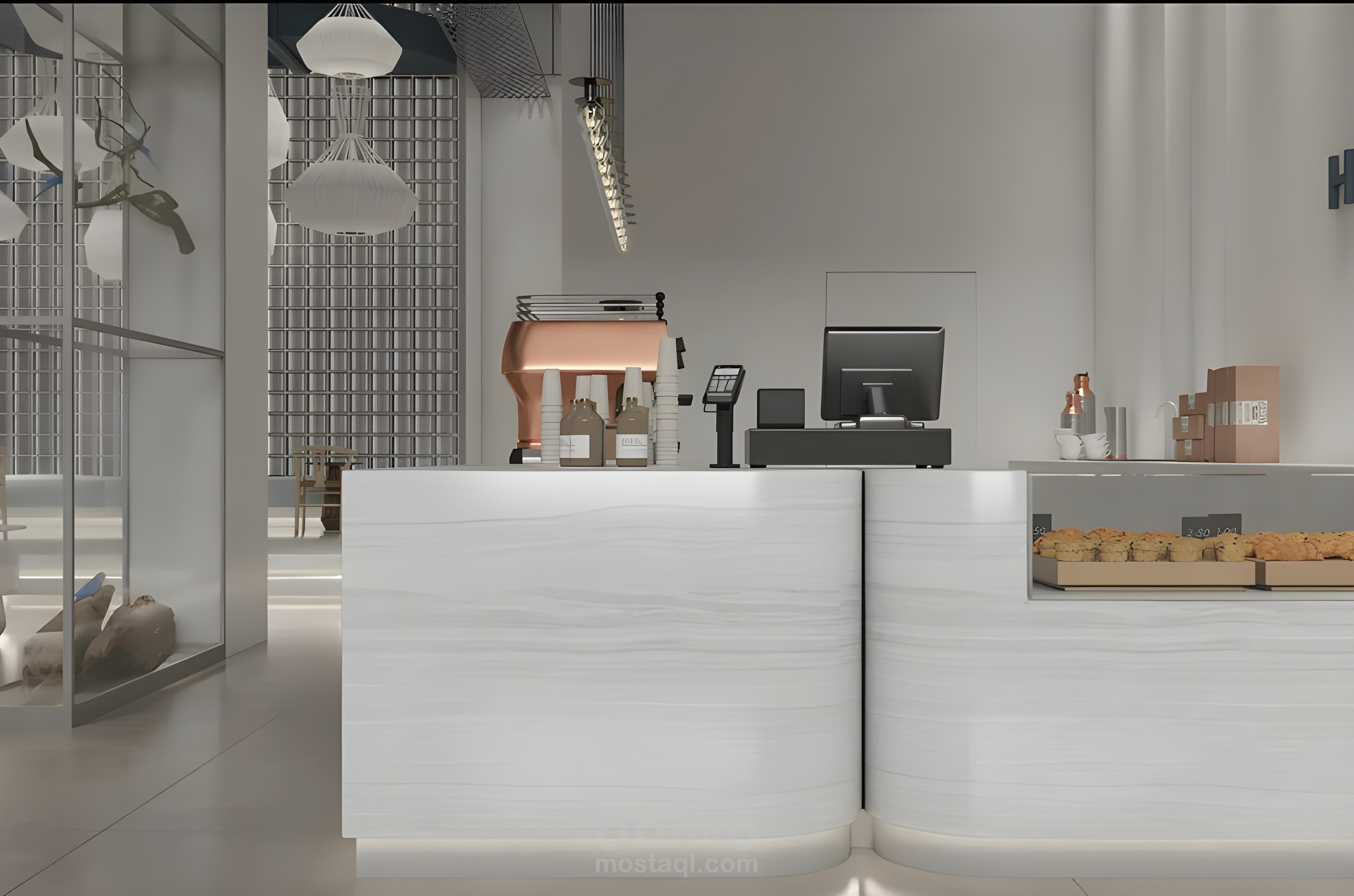 تصميمي  لكوفي شووب  بأبوظبي