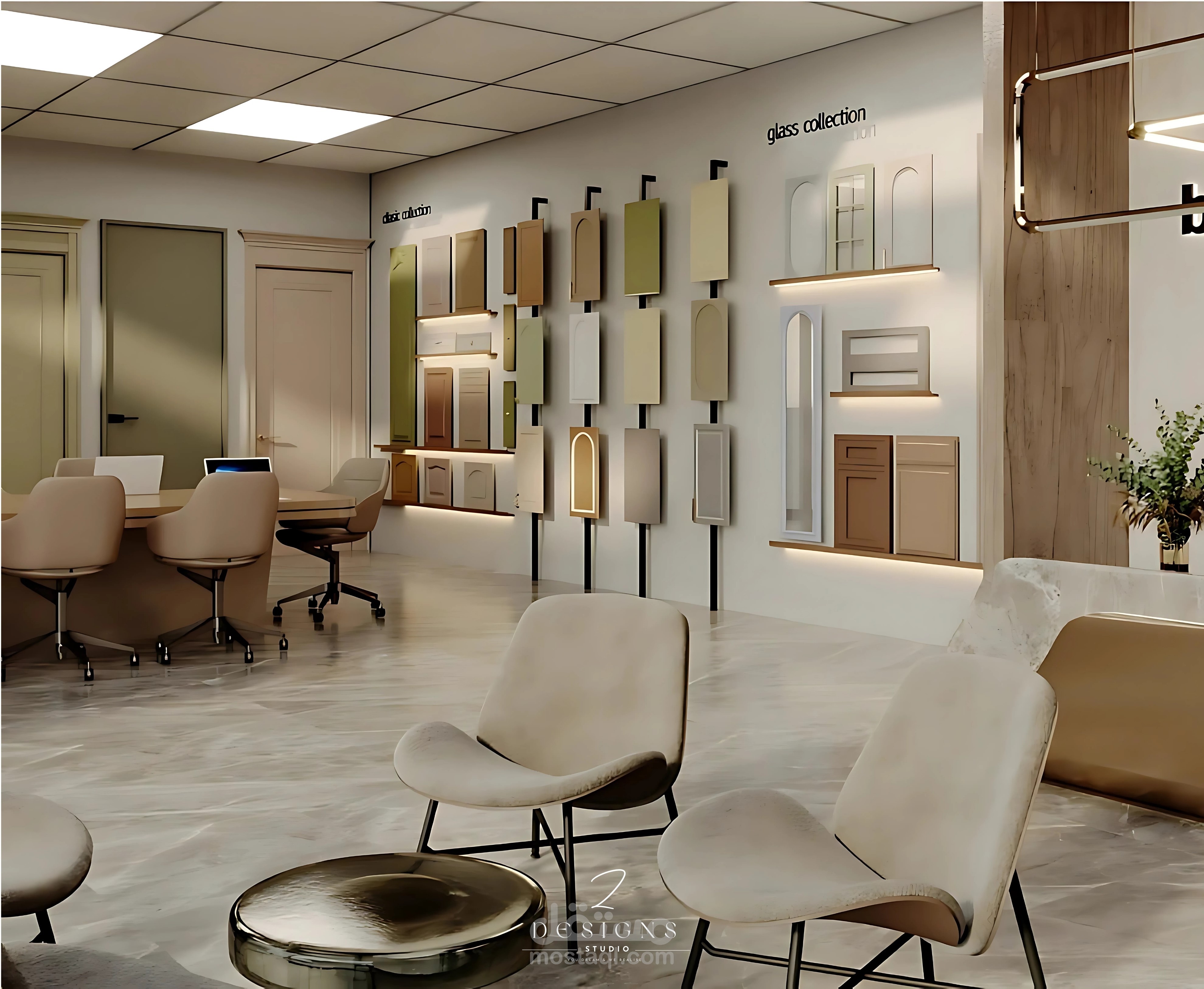 تصميم لمحل لبيع الأبواب ب فلوريدا