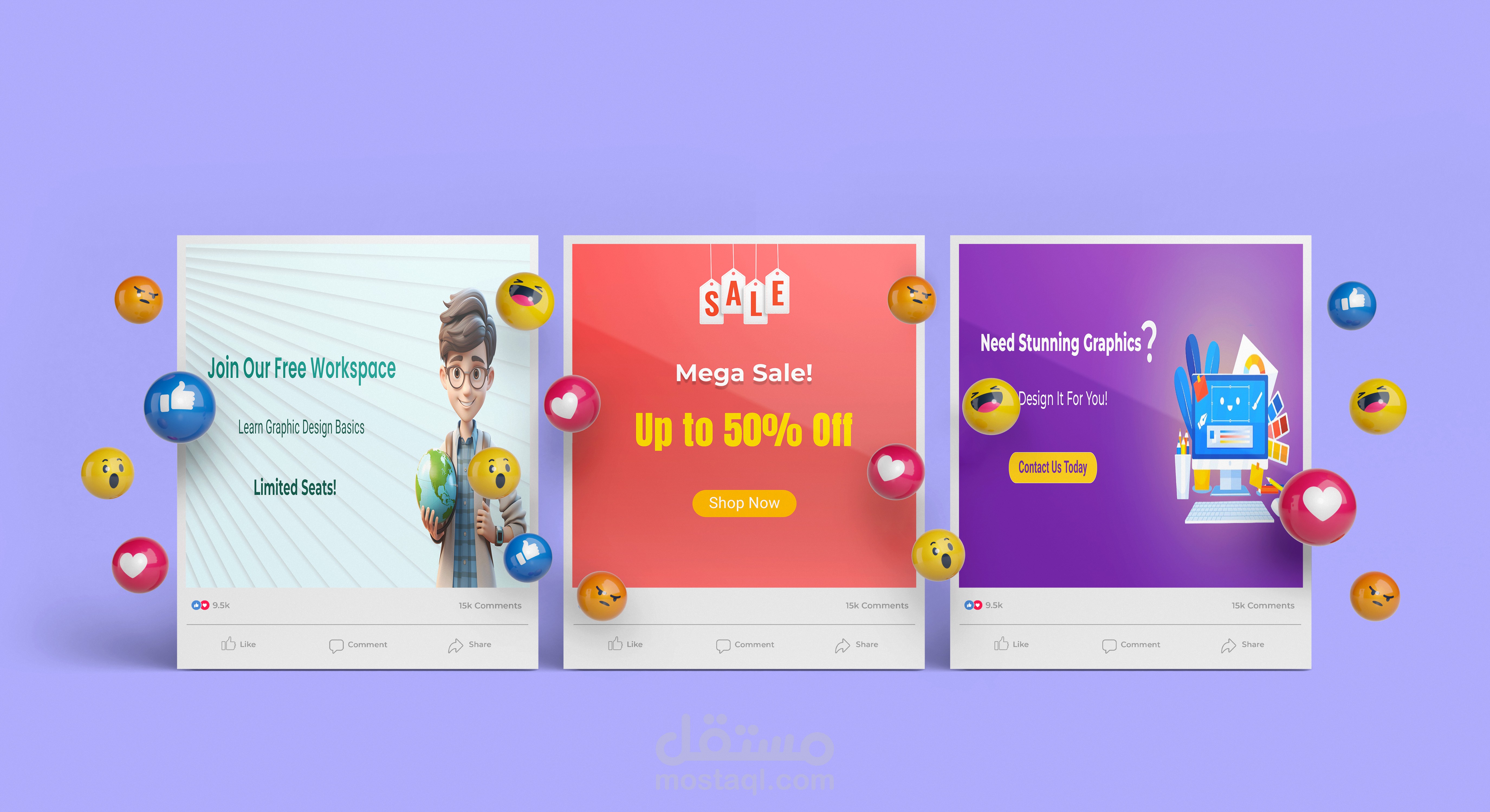 تصميم بانرات إعلانية احترافية