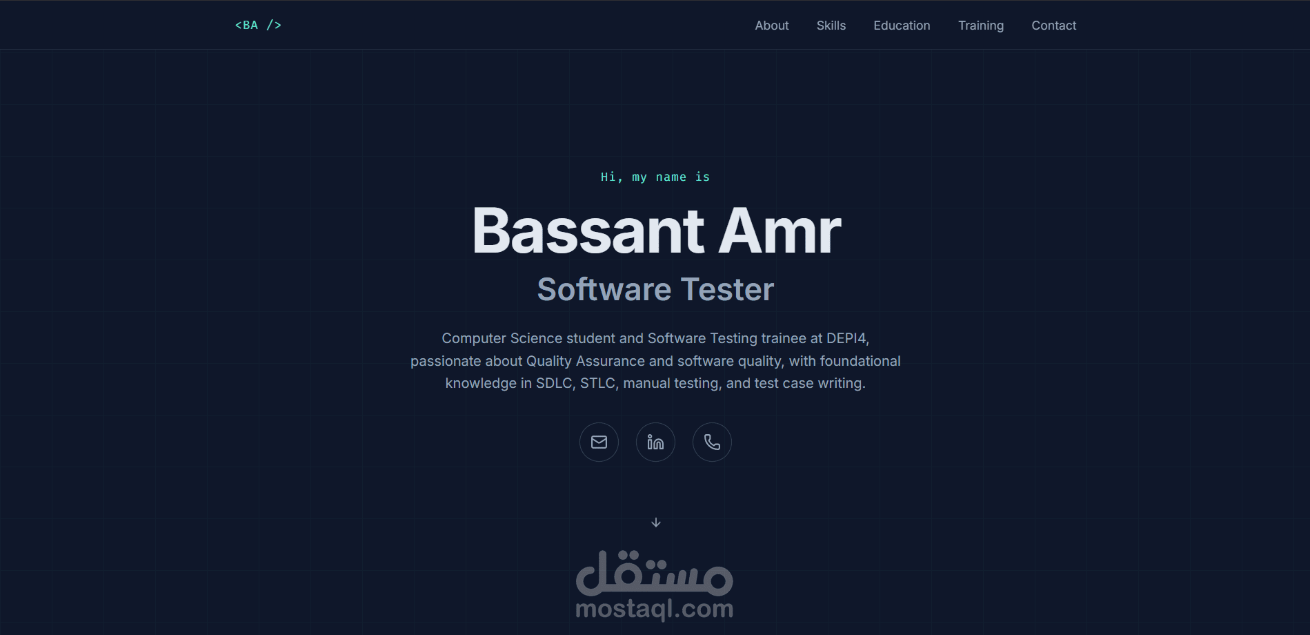 تصميم Portfolio بشكل احترافي