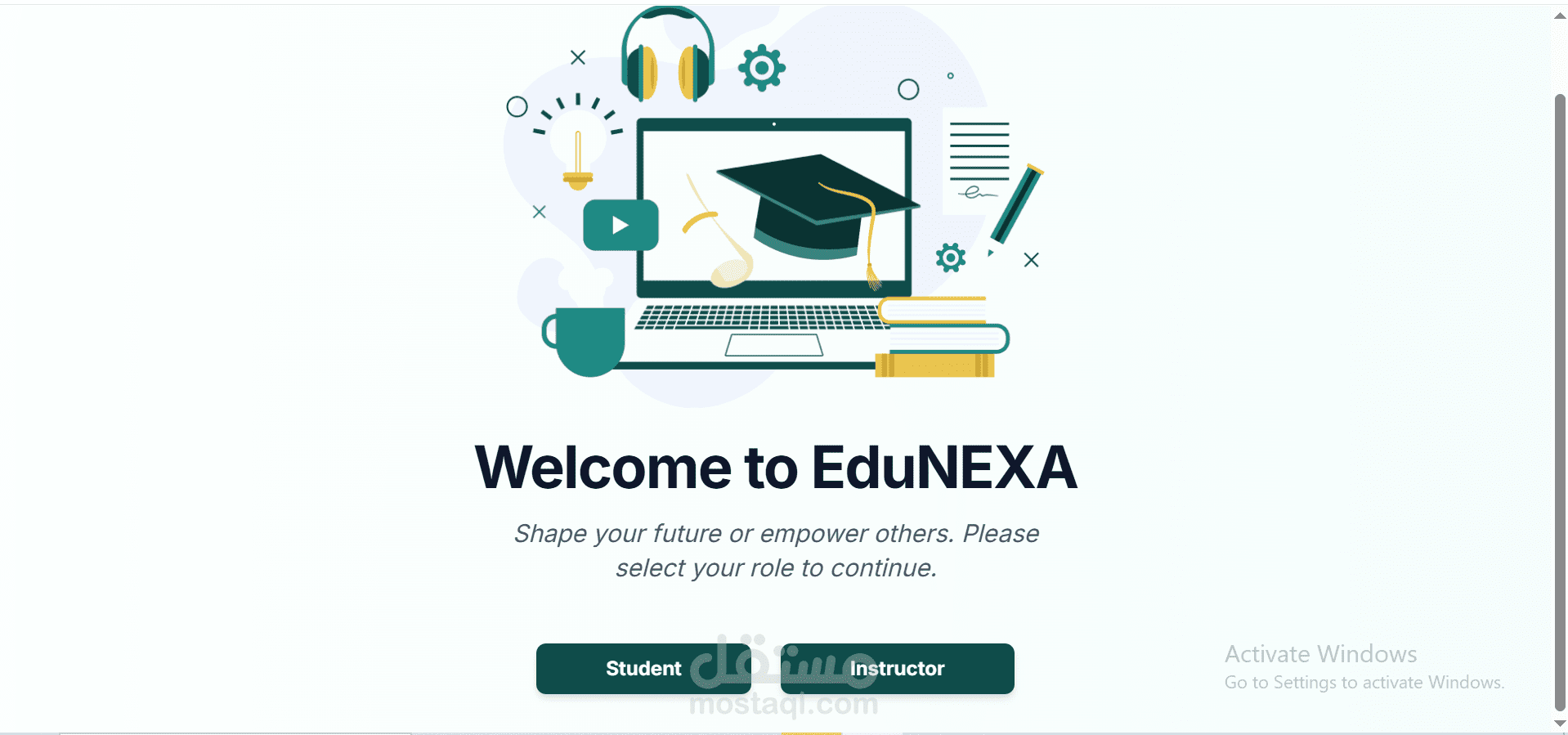 منصة كورسات تعليمية (Online Courses Platform)