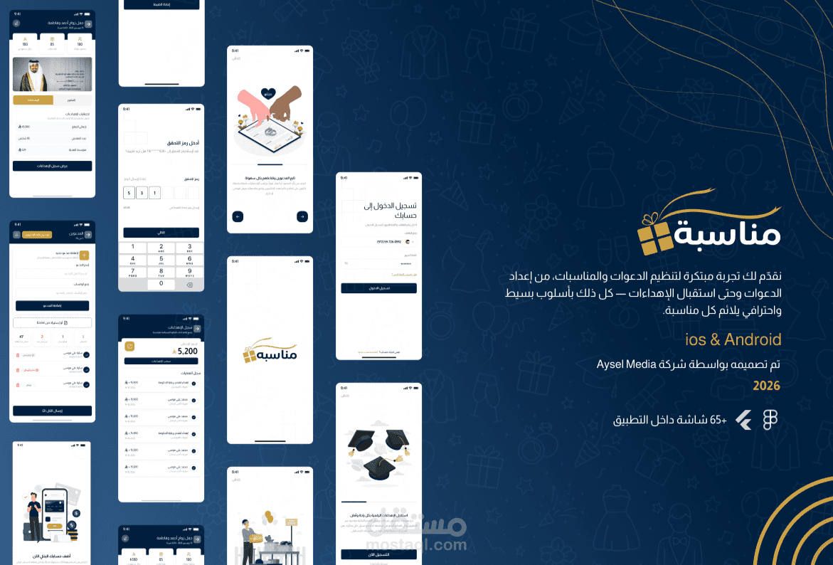 تصميم تطبيق مناسبة