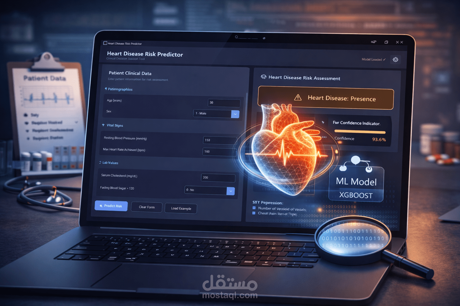 Heart Disease Windows Application