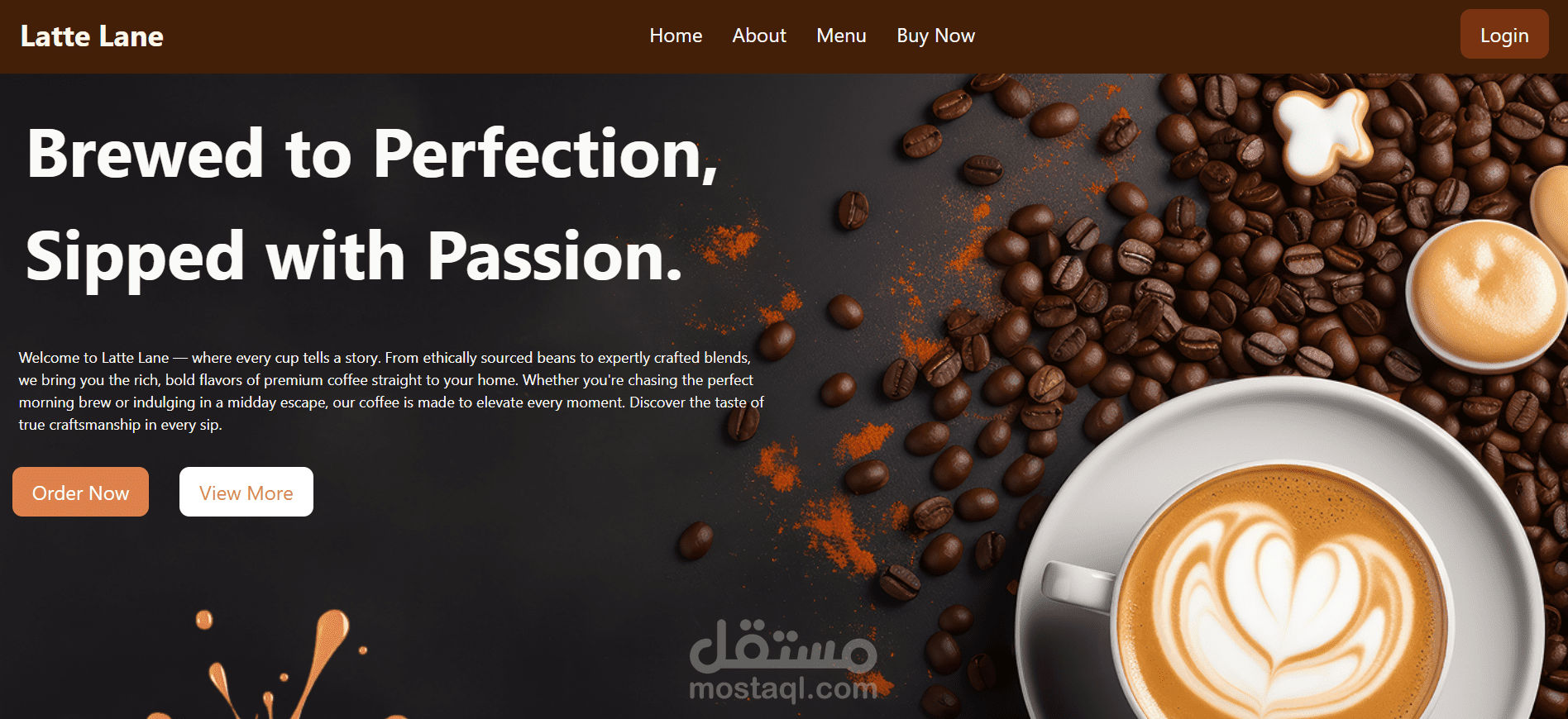 Landing page