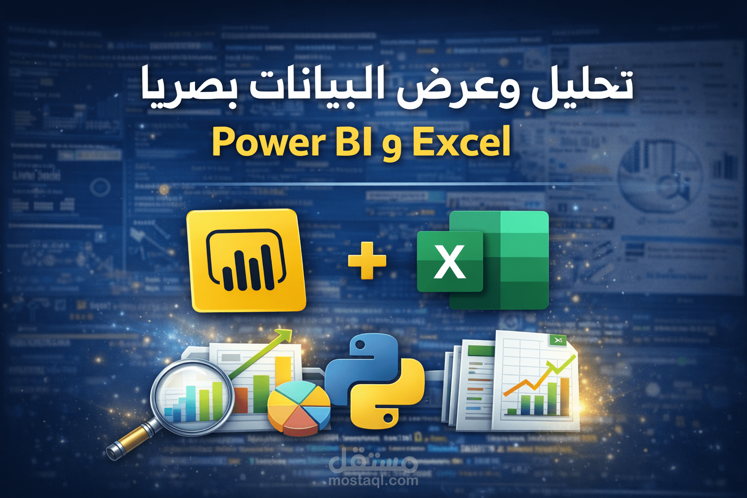 تحليل البيانات وعرضها بصريًا باستخدام Power BI وExcel