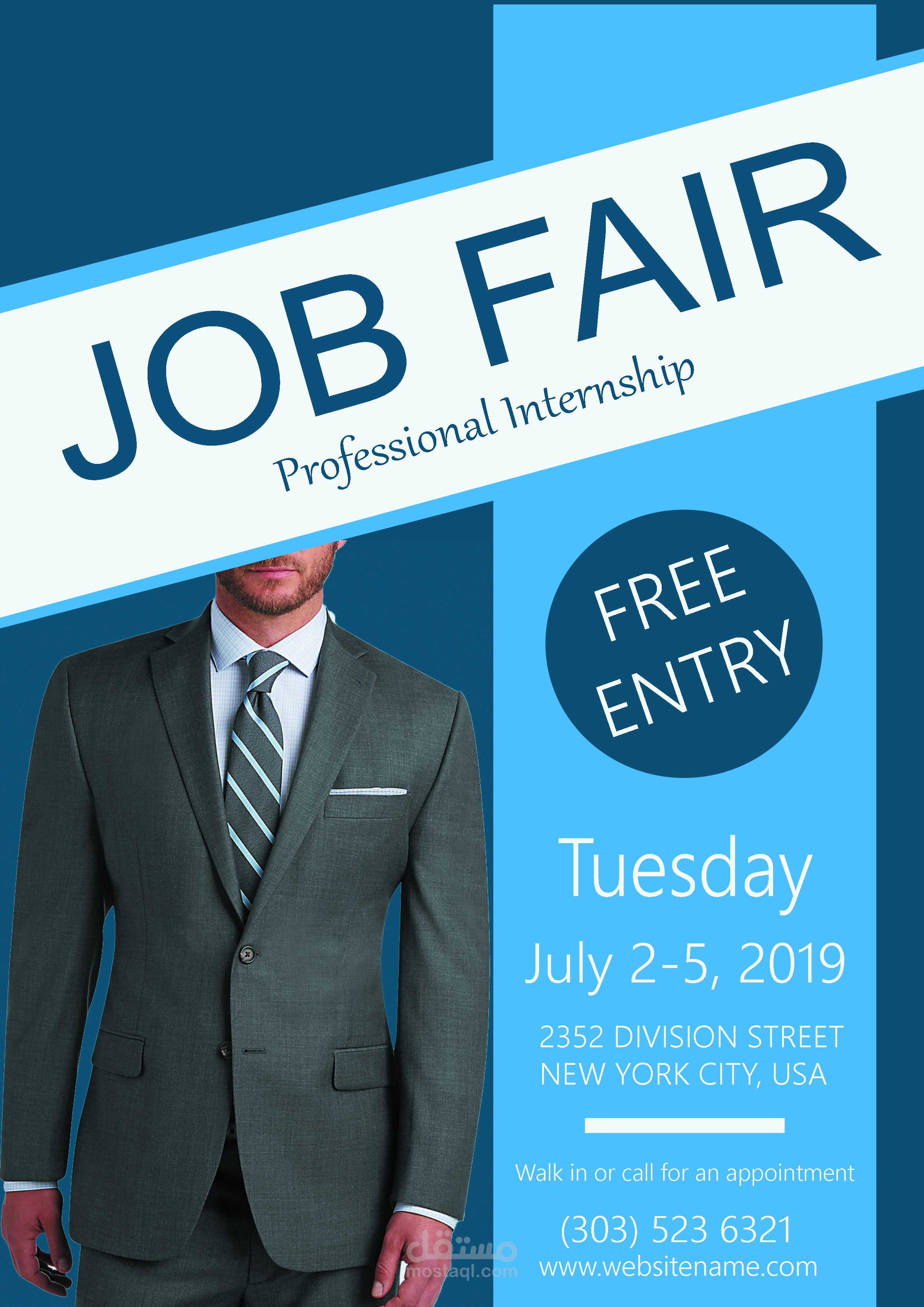 Job Fair Poster Design