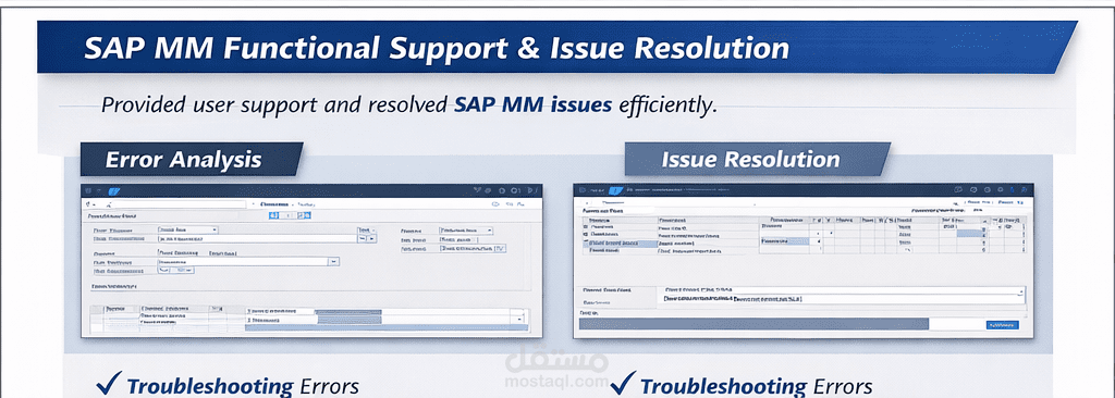 SAP MM Functional Support & Issue Resolution