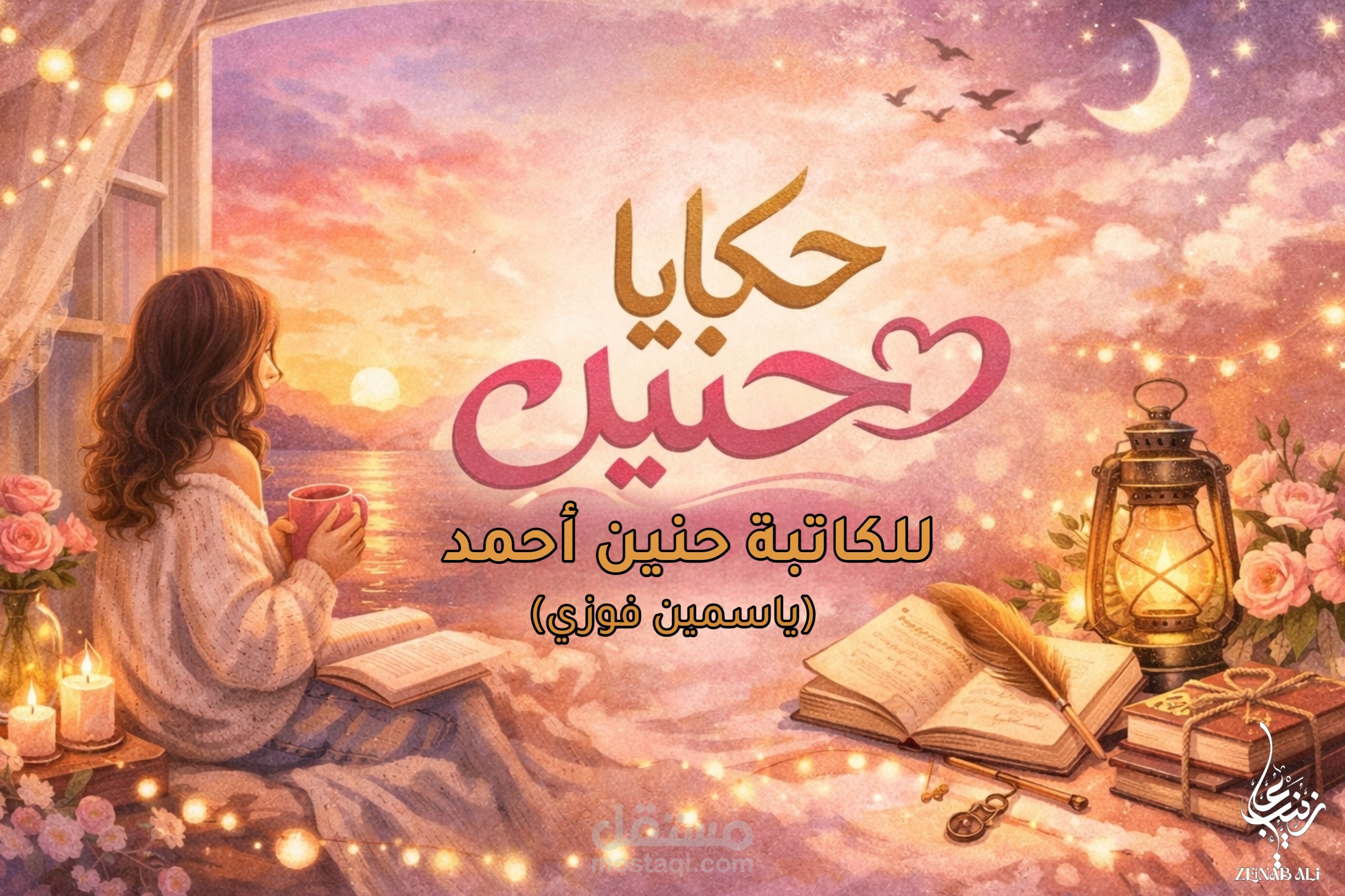 تصميم غلاف لجروب روايات