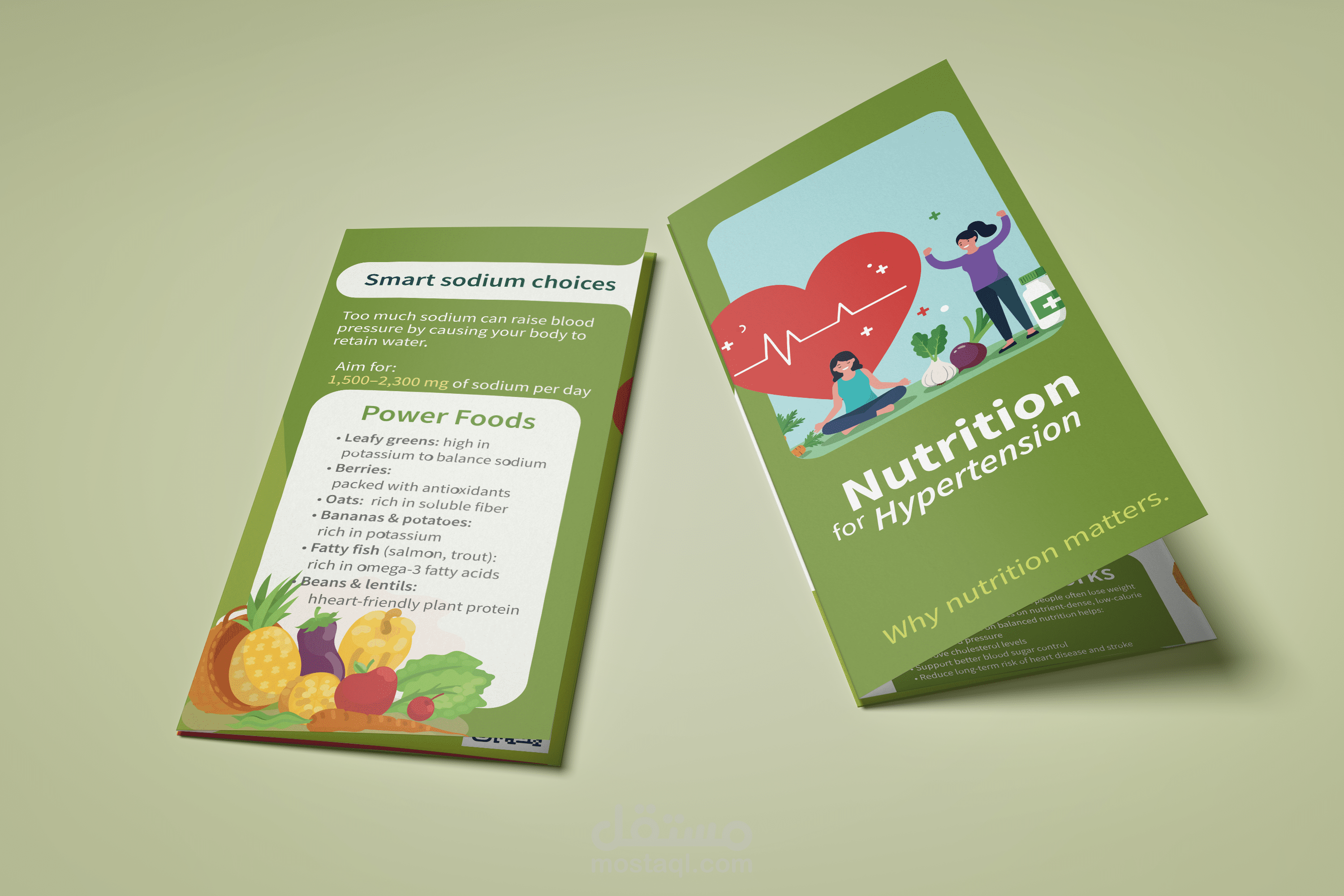 بروشور _ ارتفاع ضغط الدم و كيفيه السيطره عليه