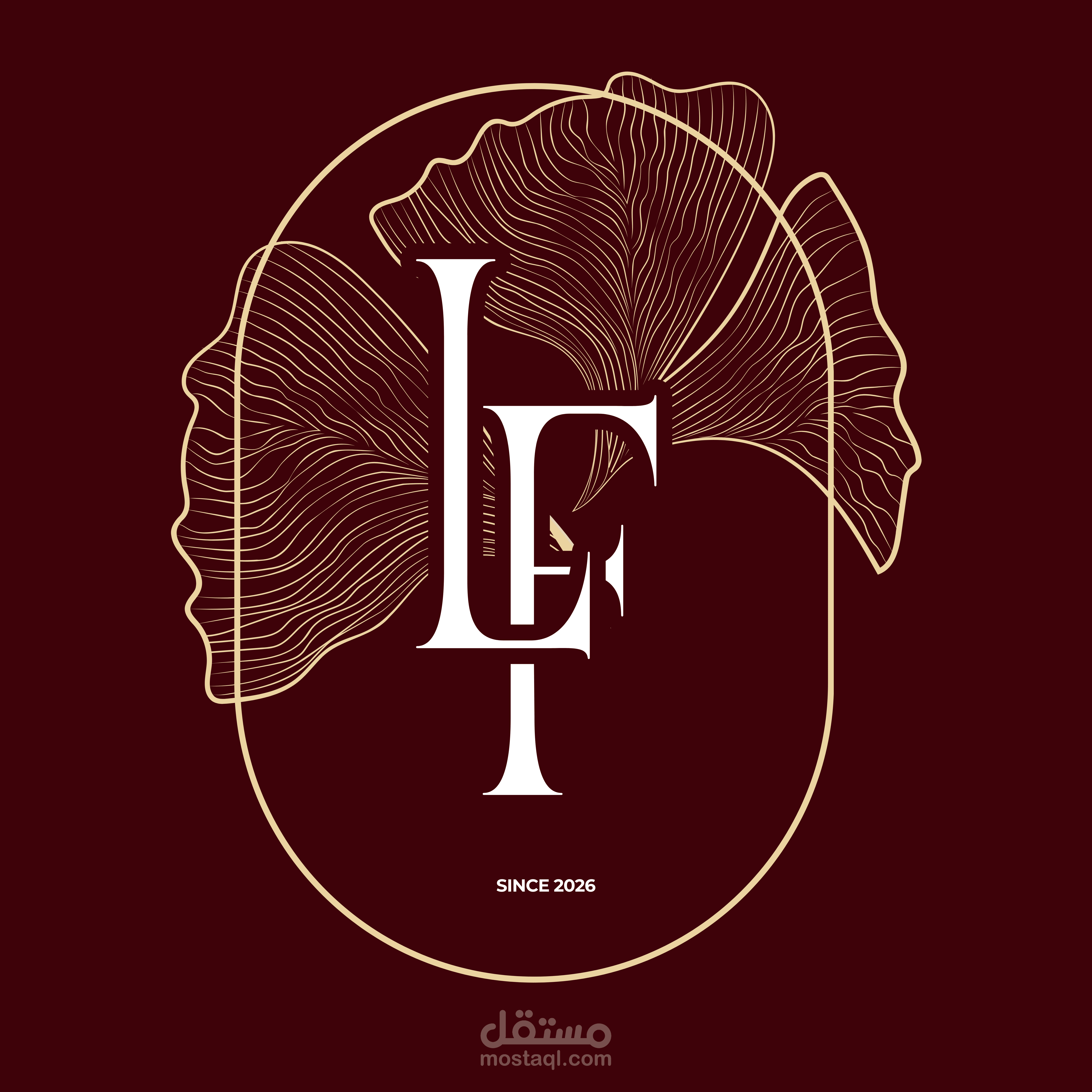 تصميم هوية بصرية فاخرة لشعار Luna Fashion