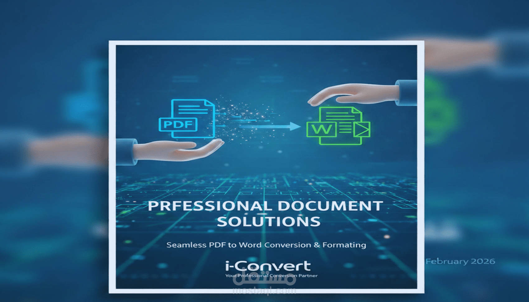 قمت بتحويل ملفات PDF معقدة إلى مستندات Word وExcel قابلة للتعديل.